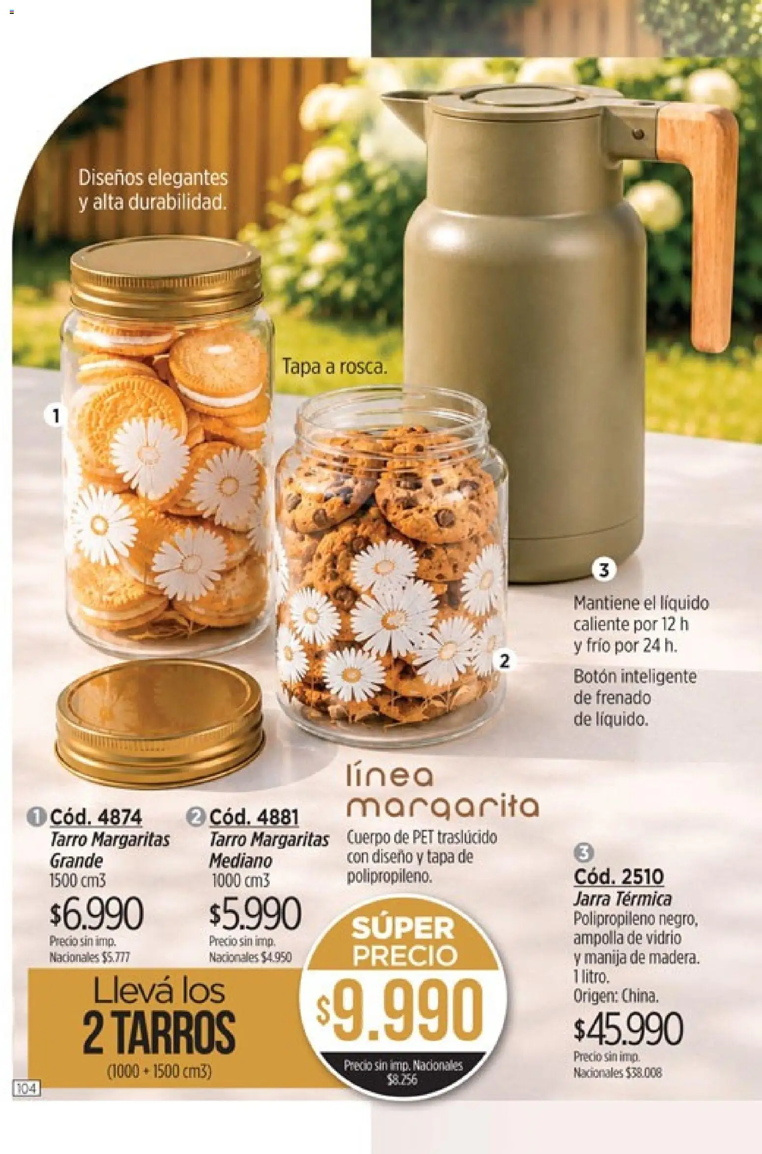 Catálogo Amodil Campaña 16 │ válido desde el 19/09/2026 | Página: 104 | Productos: Jarra, Térmica, Ampolla