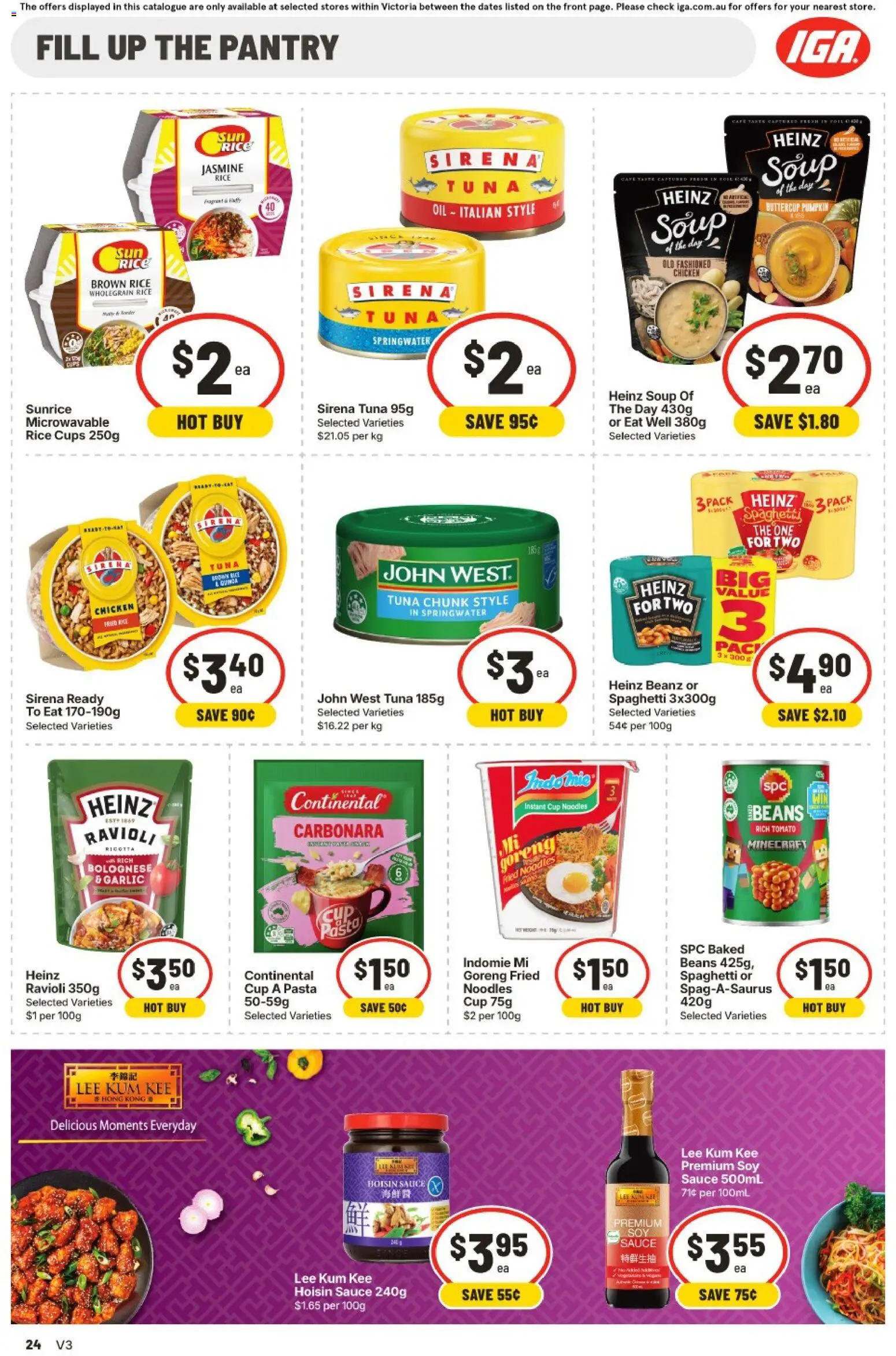IGA catalogue - valid from 22/07/2026 | Page: 22 | Products: Oil, Chicken, Rice, Pasta