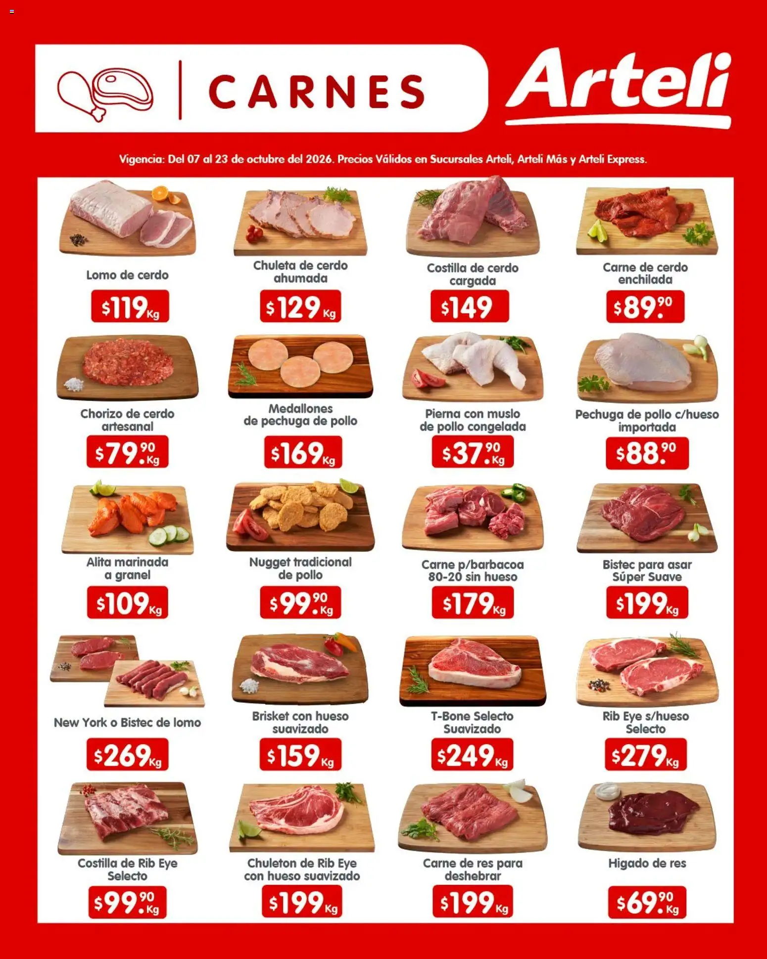 Nuevas ofertas de Arteli válidas en toda la República Mexicana desde el 07/10/2026. ¡Encuentra las mejores ofertas en Arteli folleto Quincenal! | Página: 8