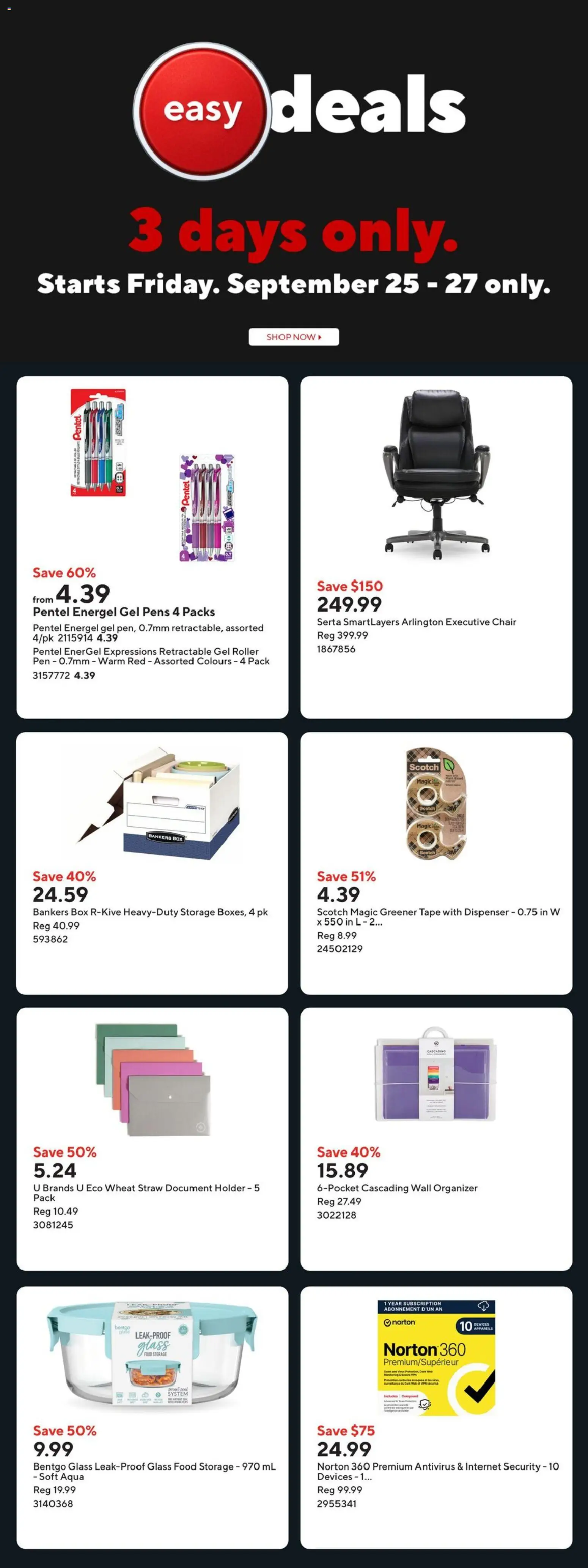 Staples flyer valid from Sep 25, 2026 | Page: 2