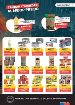 Super Ganga Ofertas válido desde el 08.07.2026 | Página: 3 | Productos: Polvo, Porotos, Arroz, Fideos