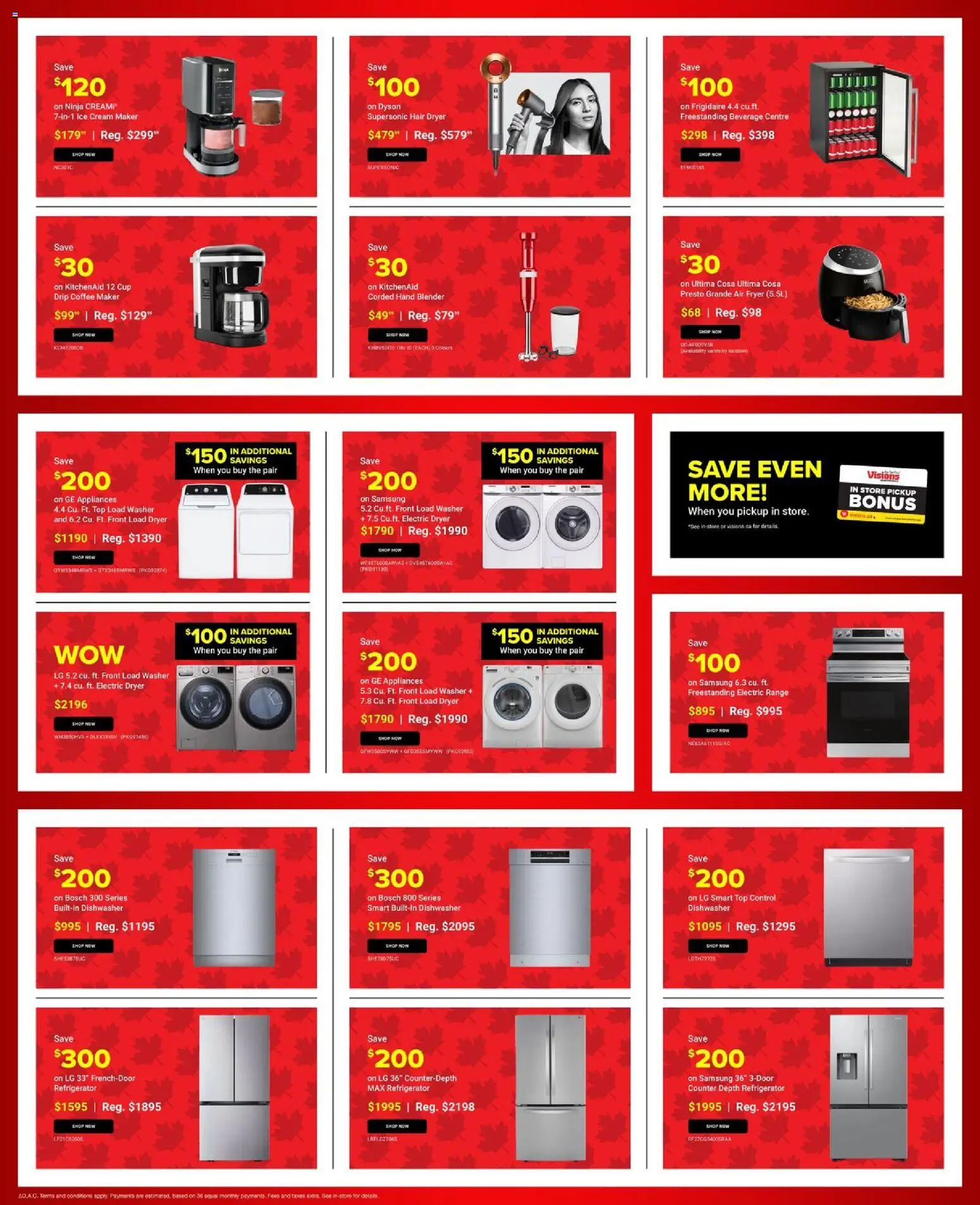 Visions flyer valid from Jul 3, 2026 | Page: 7 | Products: Cream, Dryer, Dishwasher, Coffee
