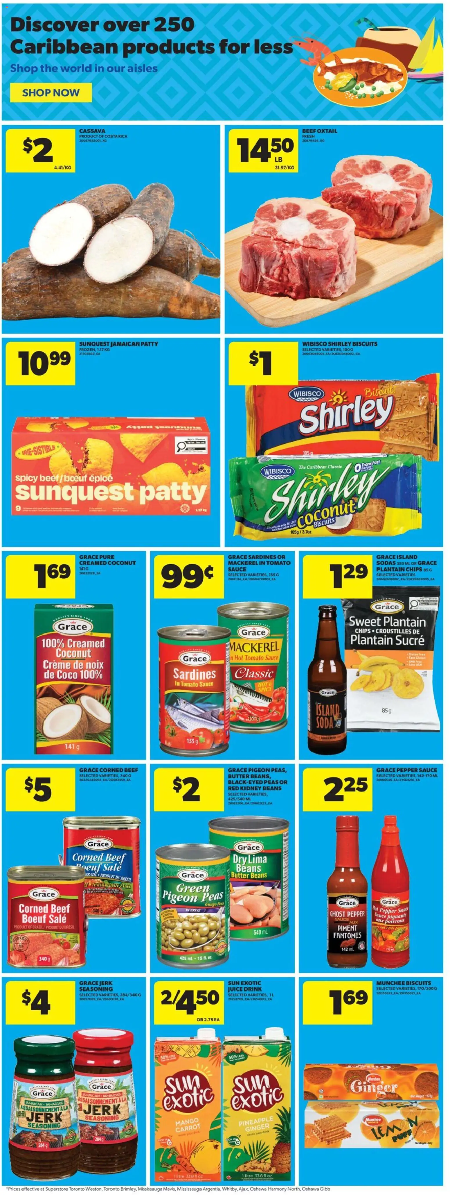 Real Canadian Superstore flyer valid from Jul 2, 2026 | Page: 17 | Products: Beef, Pineapple, Chips, Juice