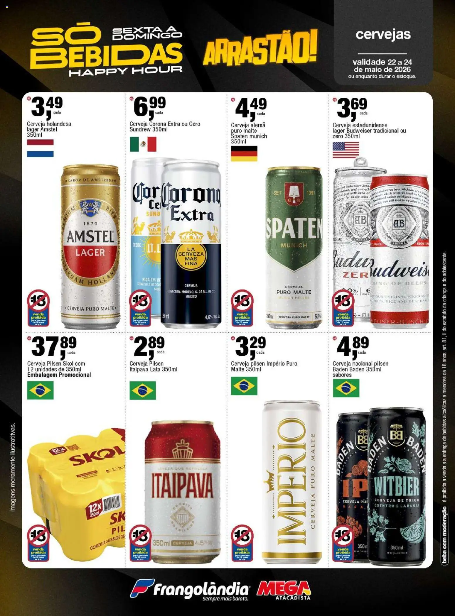 Frangolândia Folheto - válido de 22.05.2026 | Página: 9 | Produtos: Maiô, Cerveja