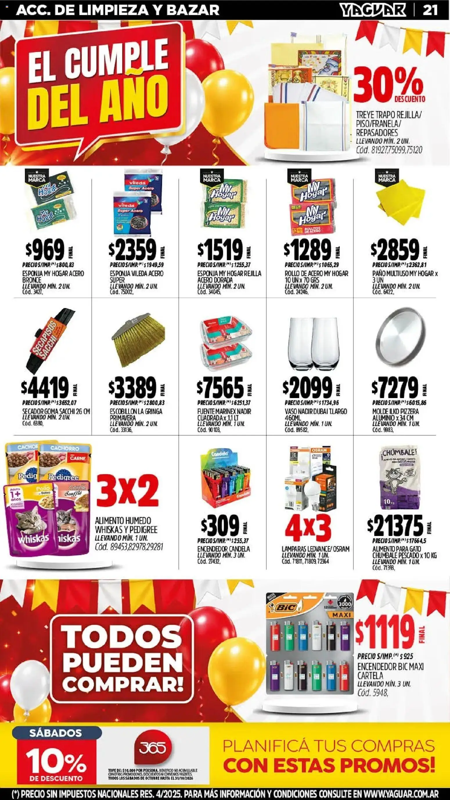 Yaguar - Oferta Semanal Mendoza │ válido desde el 12/10/2026 | Página: 23