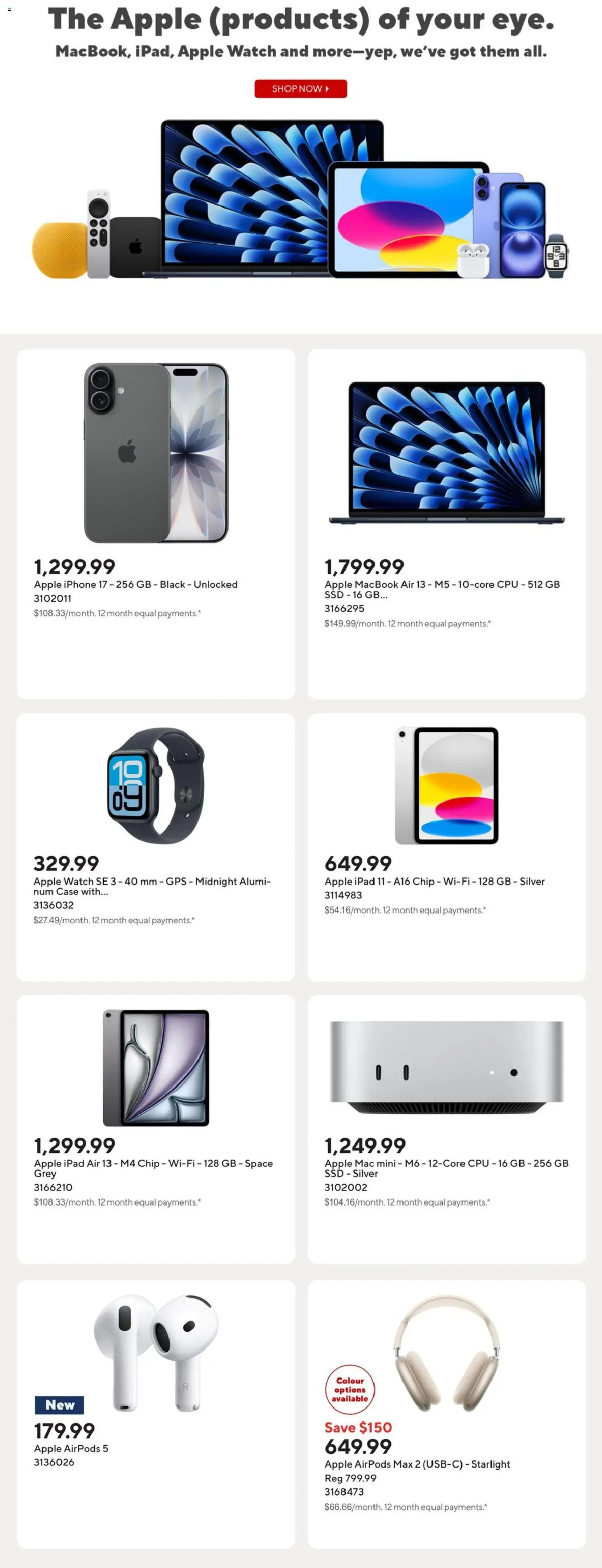 Staples flyer valid from Oct 2, 2026 | Page: 12 | Products: Watch, Case
