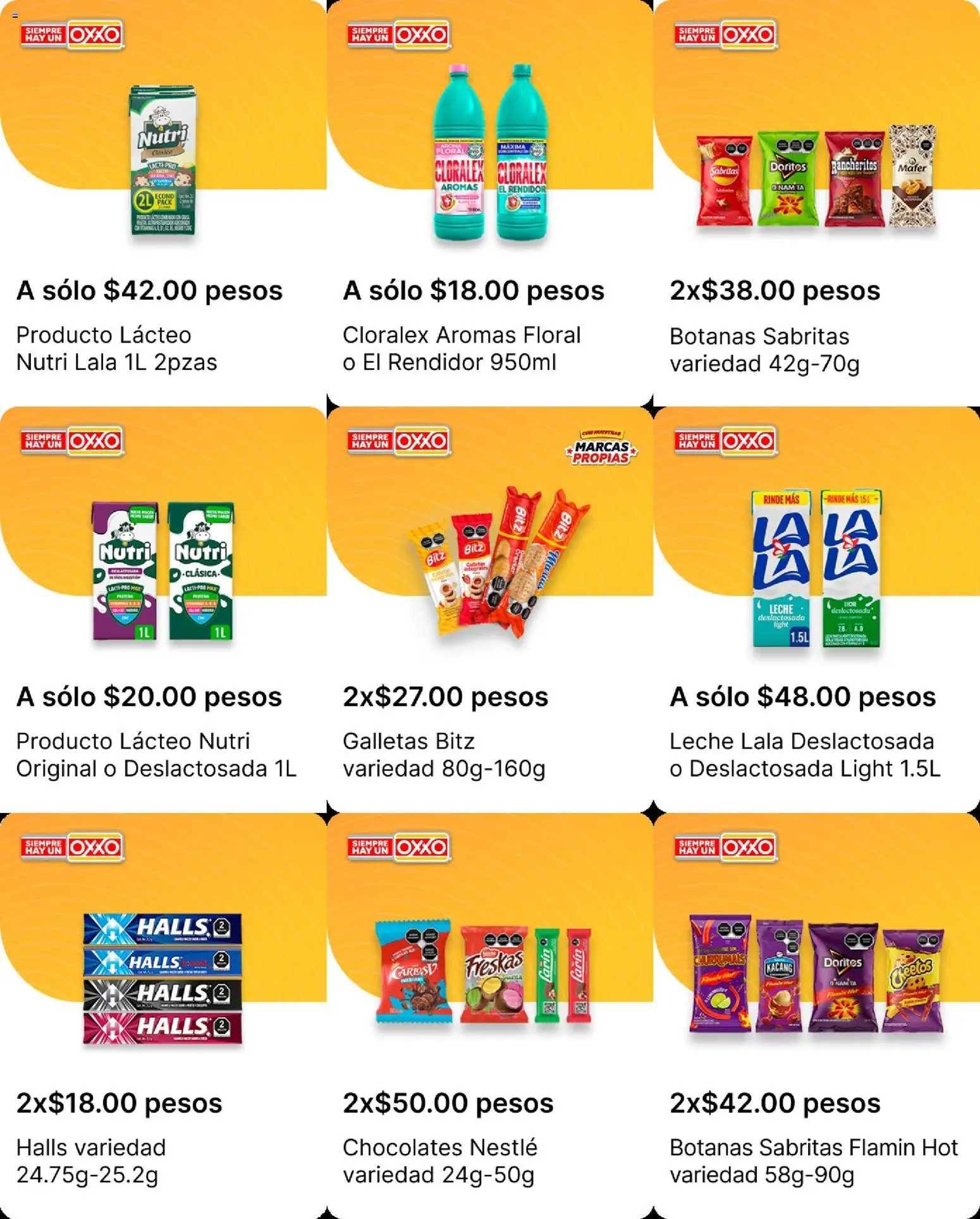 Nuevas ofertas de OXXO válidas en toda la República Mexicana desde el 03/09/2026. ¡Encuentra las mejores ofertas en OXXO folleto! | Página: 2 | Productos: Leche, Galletas