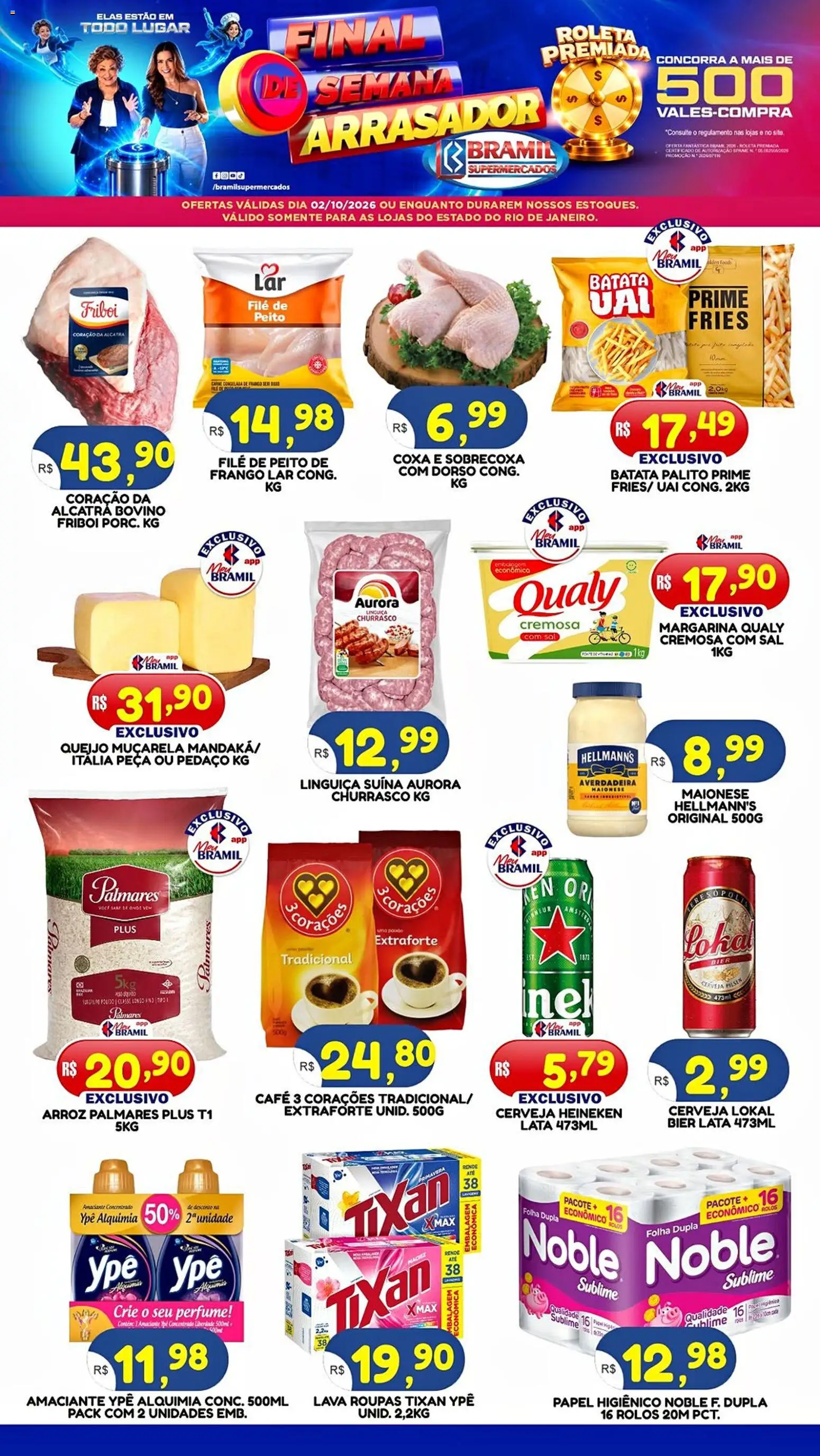 Bramil Supermercados Folheto - válido de 02/10/2026 | Página: 1