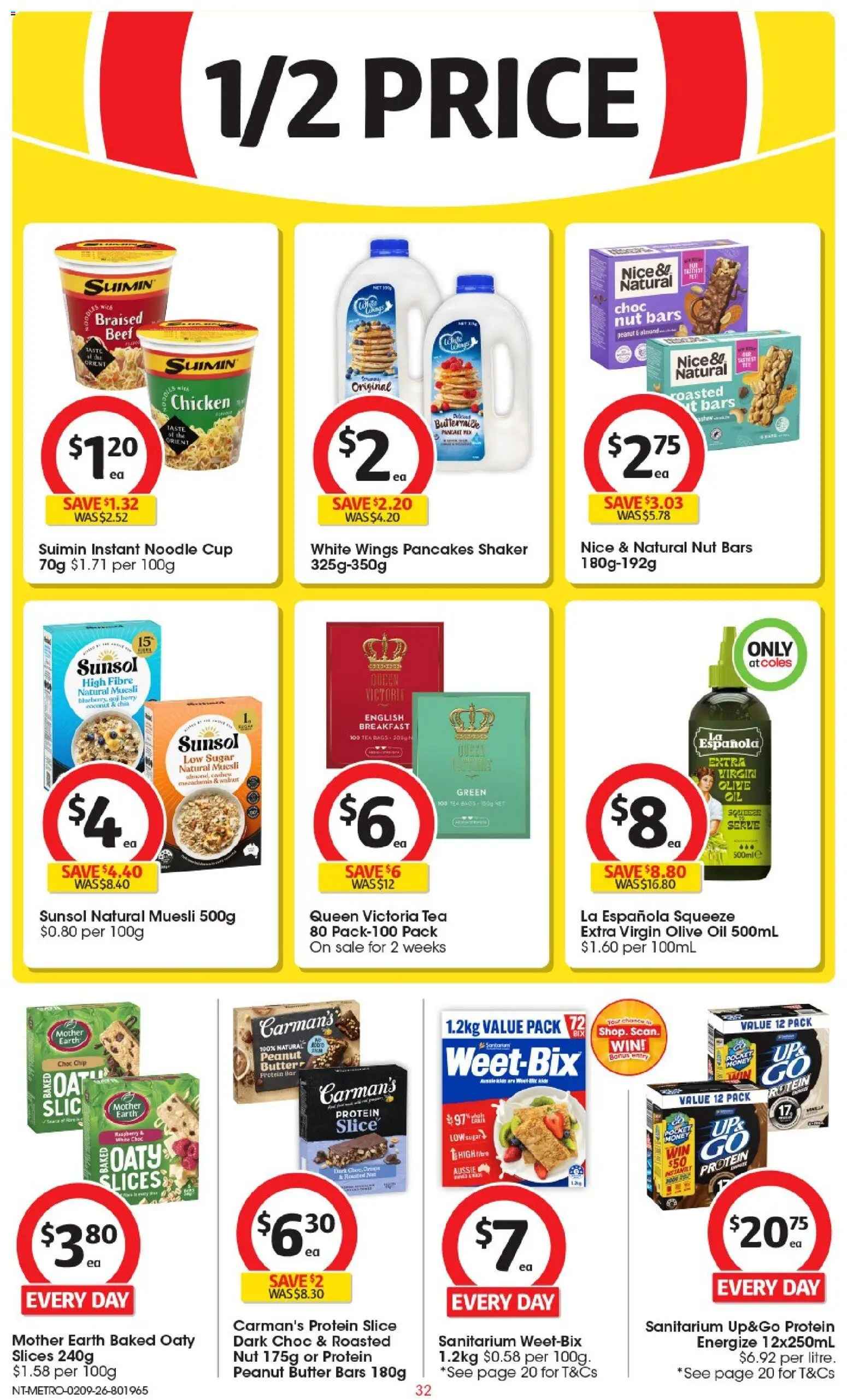 Coles catalogue - valid from 02/09/2026 | Page: 33 | Products: Chicken, Olive oil, Sugar, Raspberry