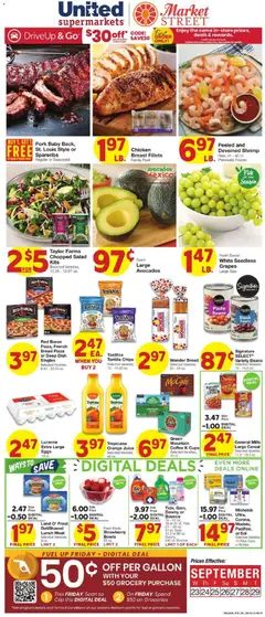 Preview of United Supermarkets weekly ads valid from 09/23/2026