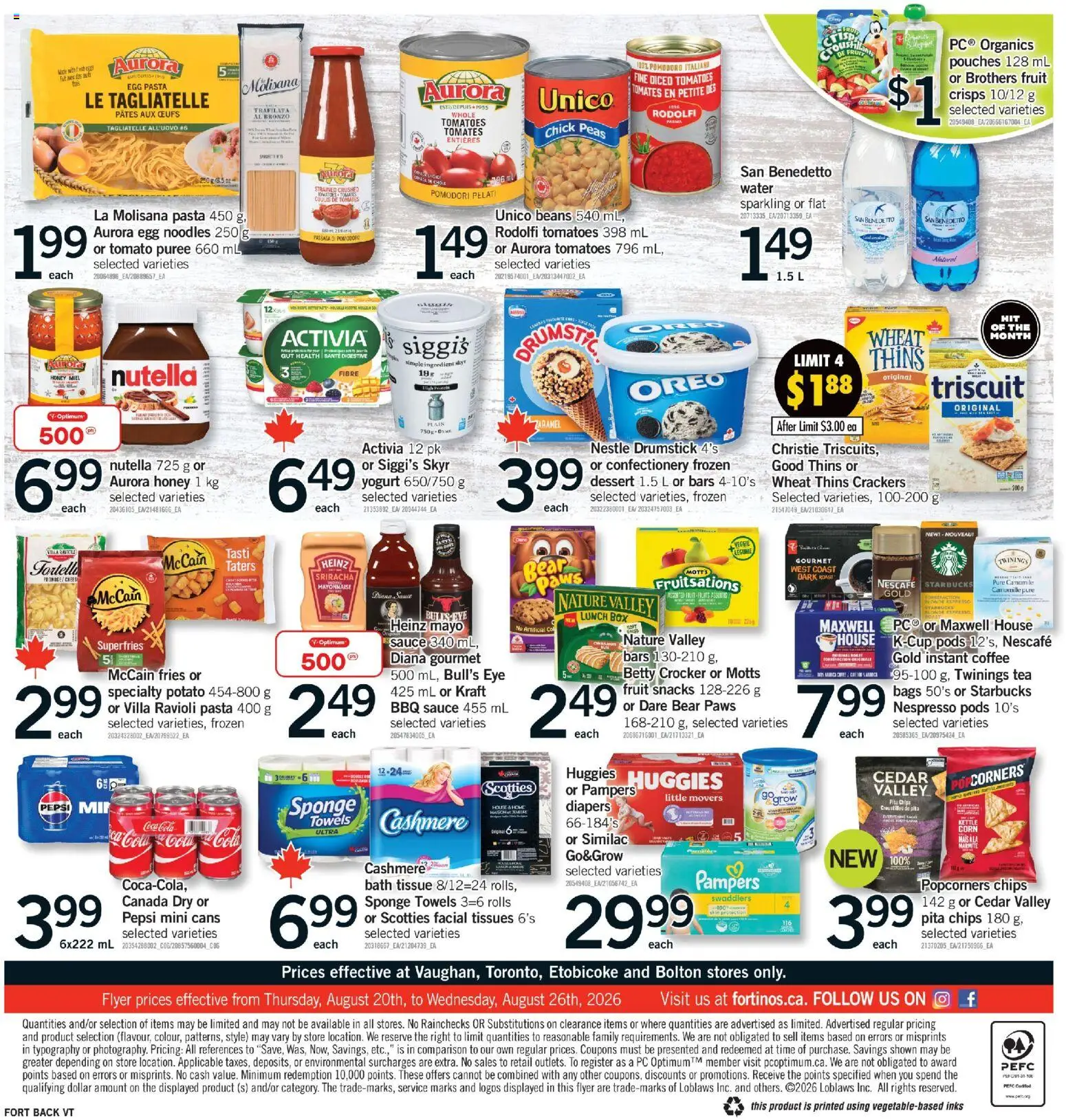 Fortinos flyer valid from Aug 20, 2026 | Page: 2