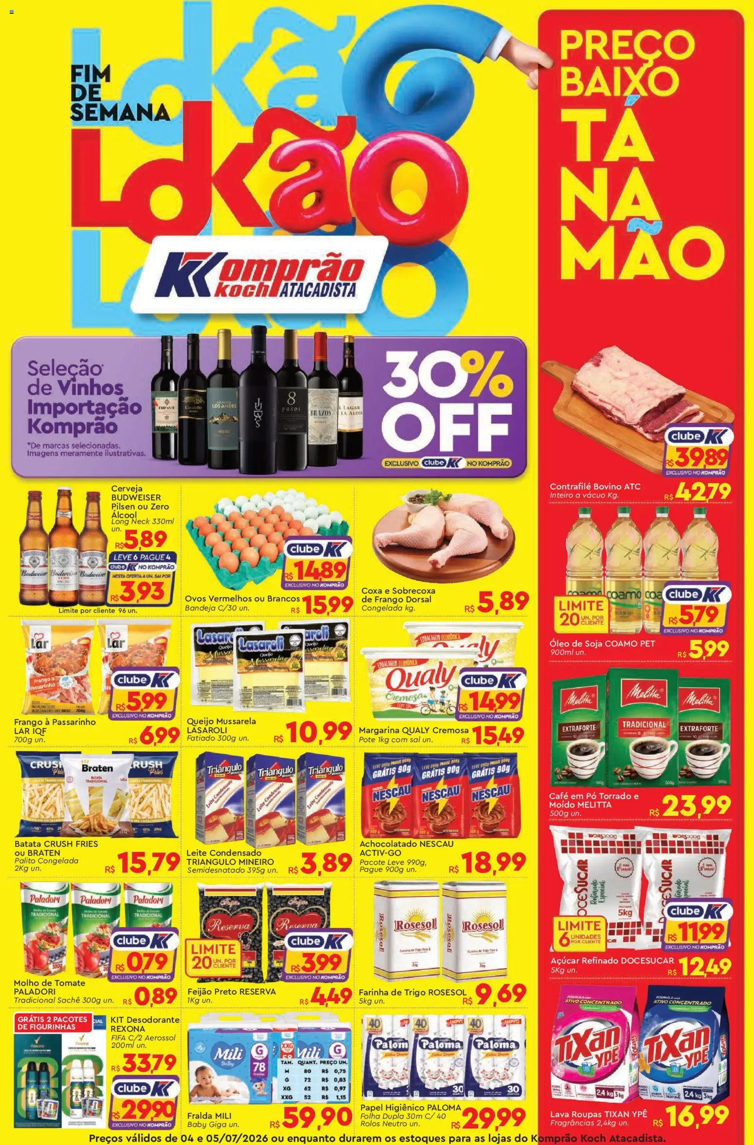 Komprao Atacadista Folheto - válido de 04/07/2026 | Página: 1