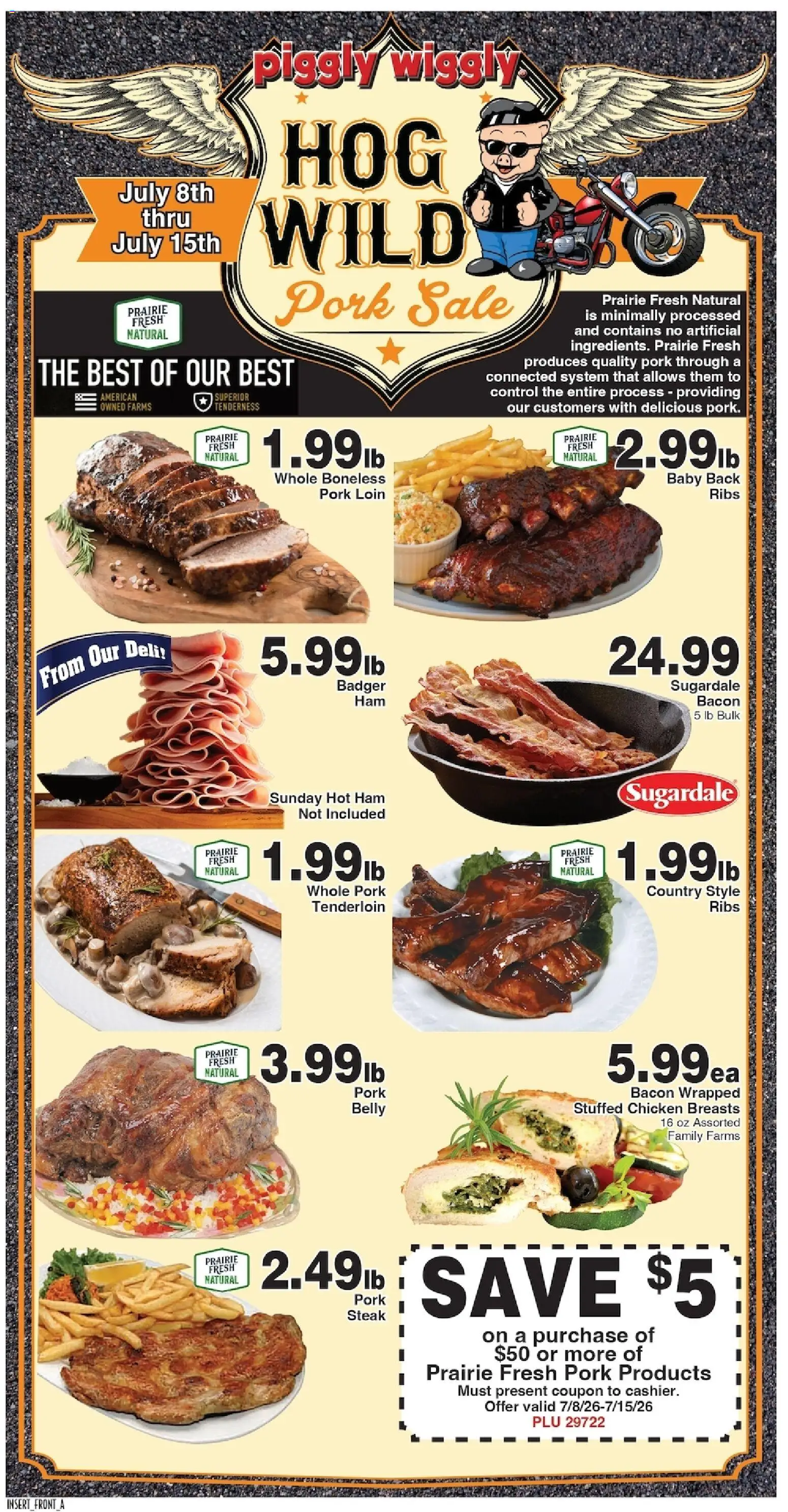 Piggly Wiggly Weekly Ad - valid from 07/08/2026 | Page: 4 | Products: Ham, Pork