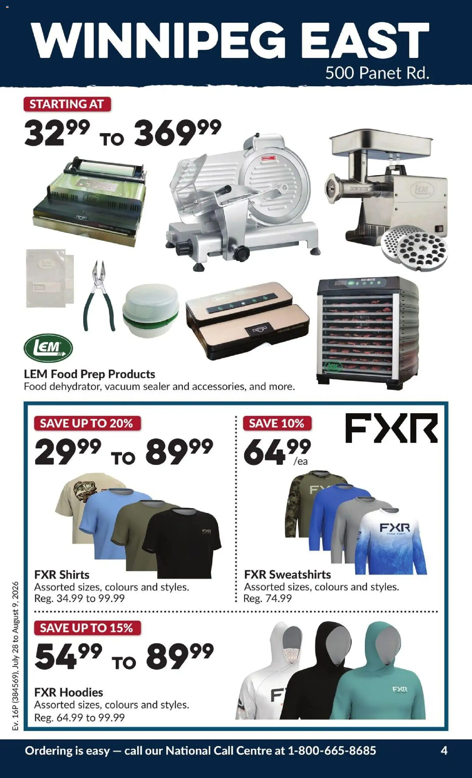 Princess Auto flyer valid from Jul 28, 2026 | Page: 6 | Products: Vacuum sealer, Food