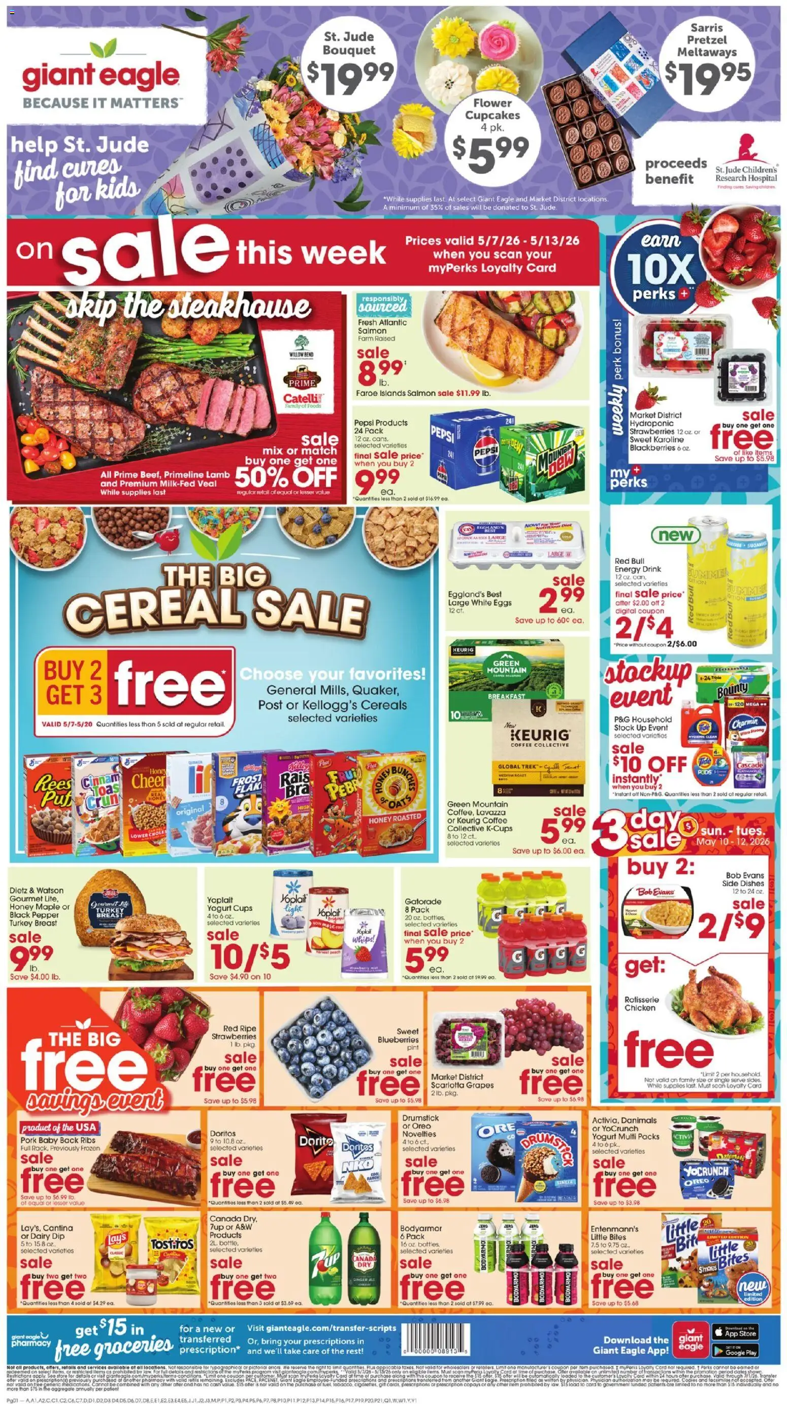 Giant Eagle Weekly Ad - valid from 07.05.2026 | Page: 1