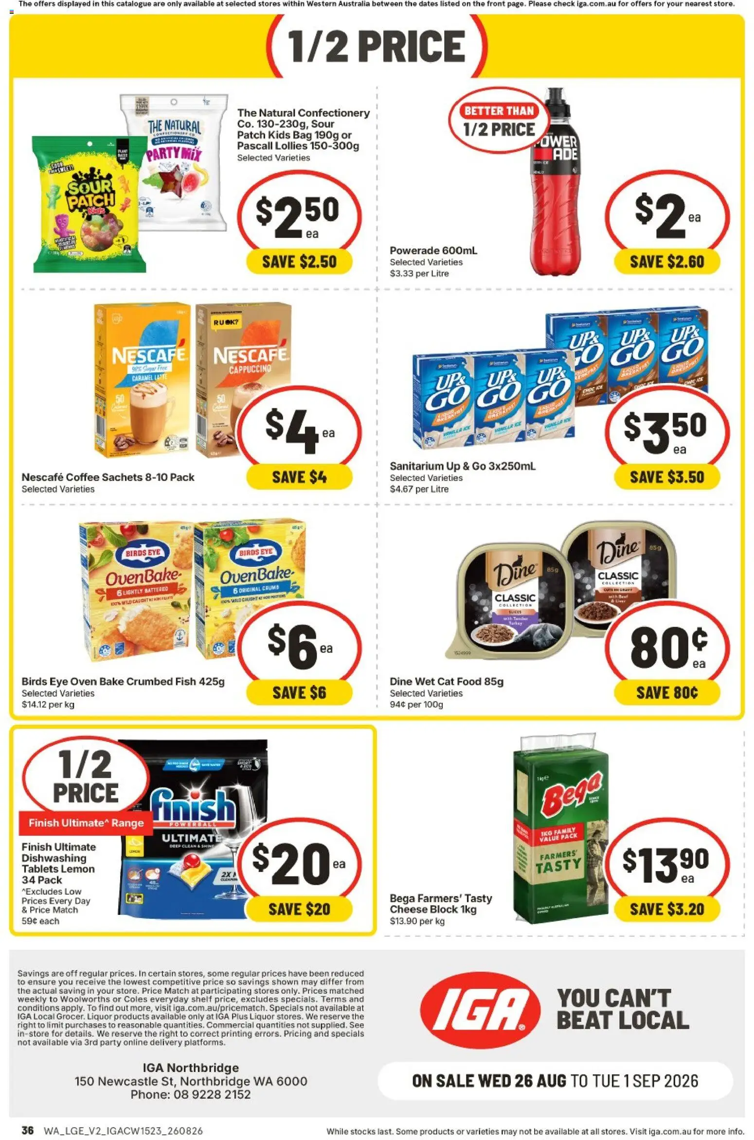 IGA catalogue - valid from 26/08/2026 | Page: 33 | Products: Cheese, Fish, Phone, Tablets