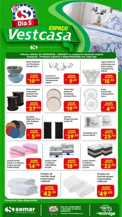 Semar Supermercado ofertas Vestcasa - Pré-Visualização do folheto da loja Semar Supermercado, válido de 19/09/2026