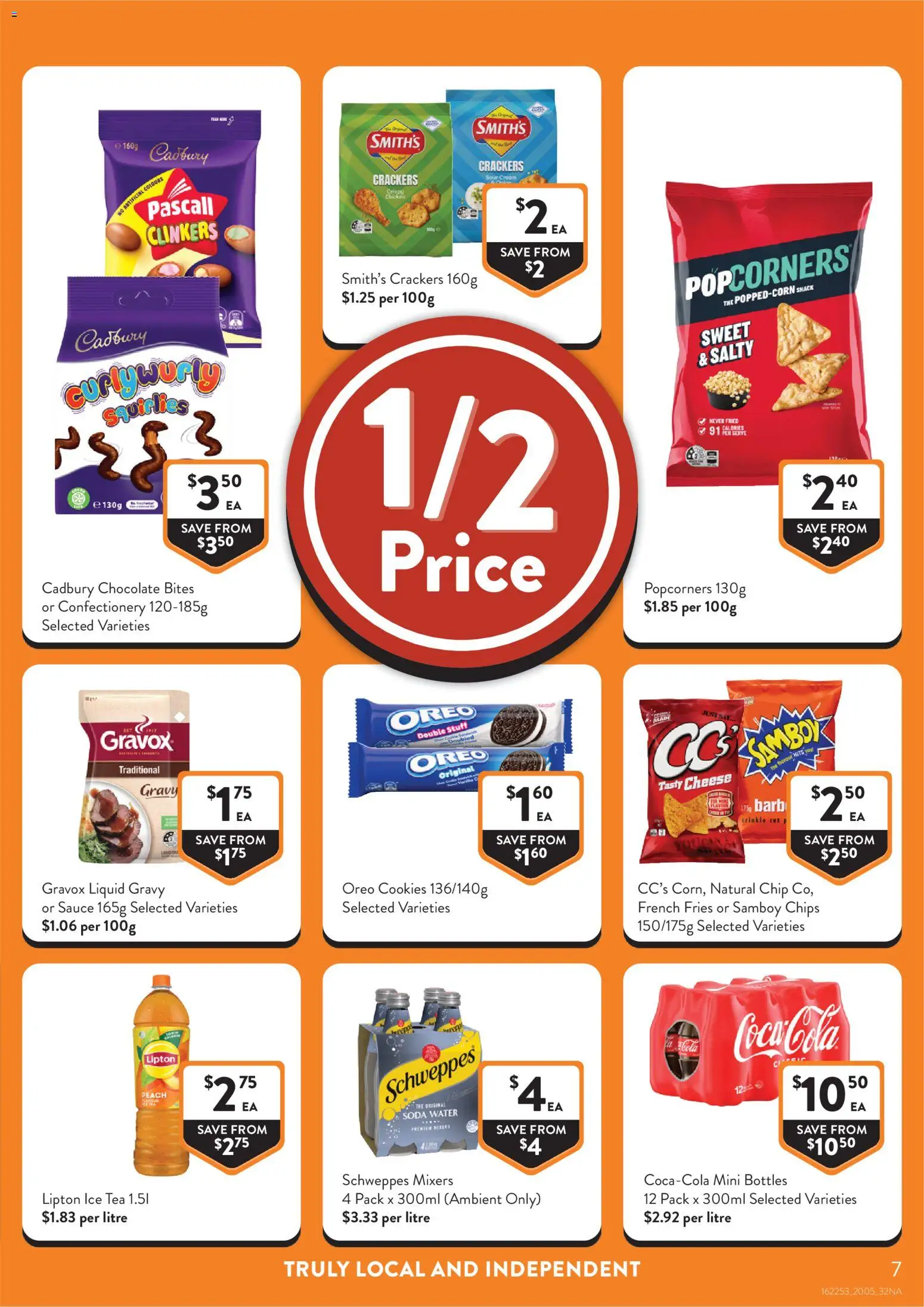 Foodworks catalogue - valid from 20.05.2026 | Page: 7 | Products: Tea, Coca Cola, Chips, Water