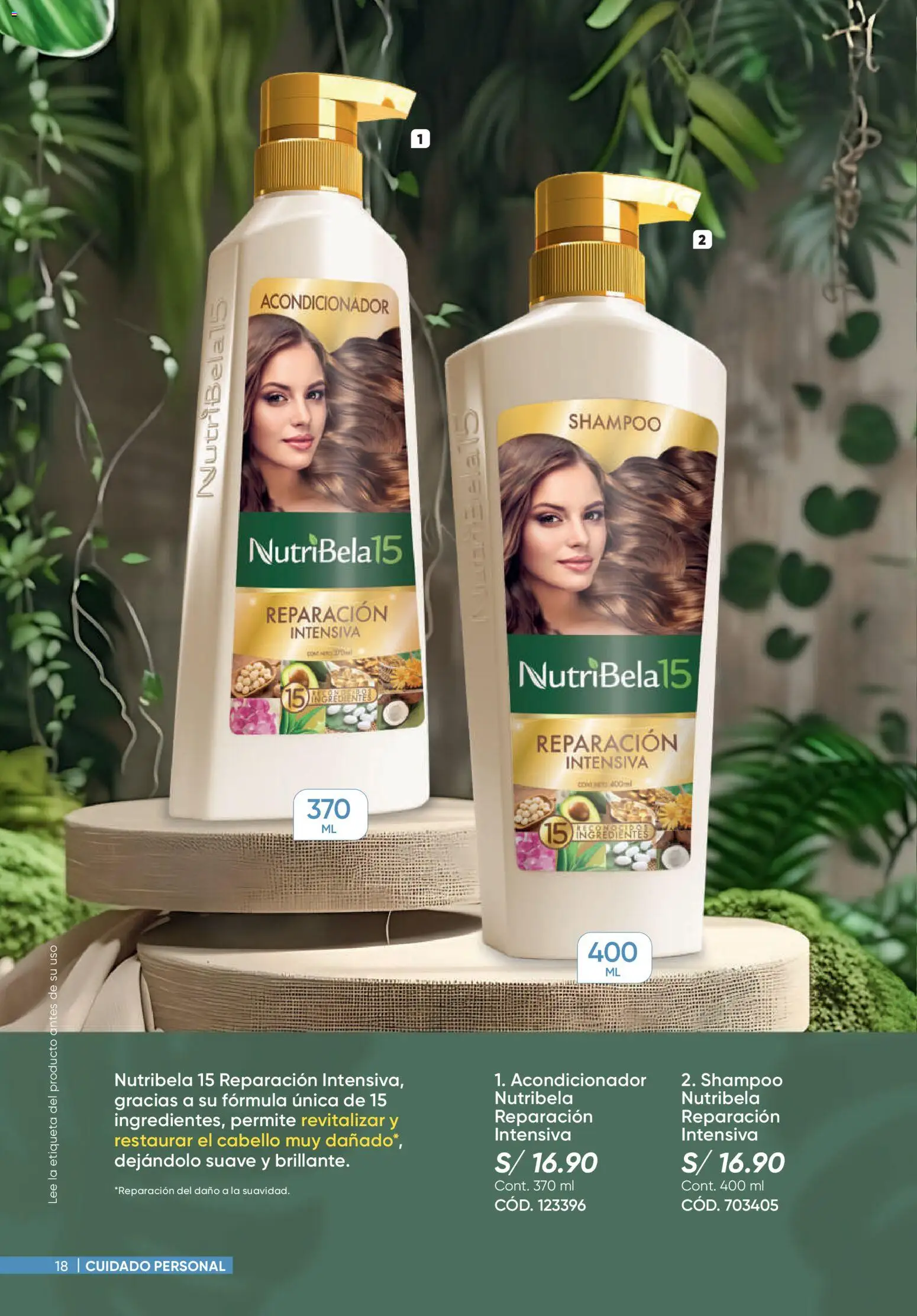 Catálogo Azzorti válido desde 18.05.2026 | Página: 18 | Productos: Shampoo, Acondicionador