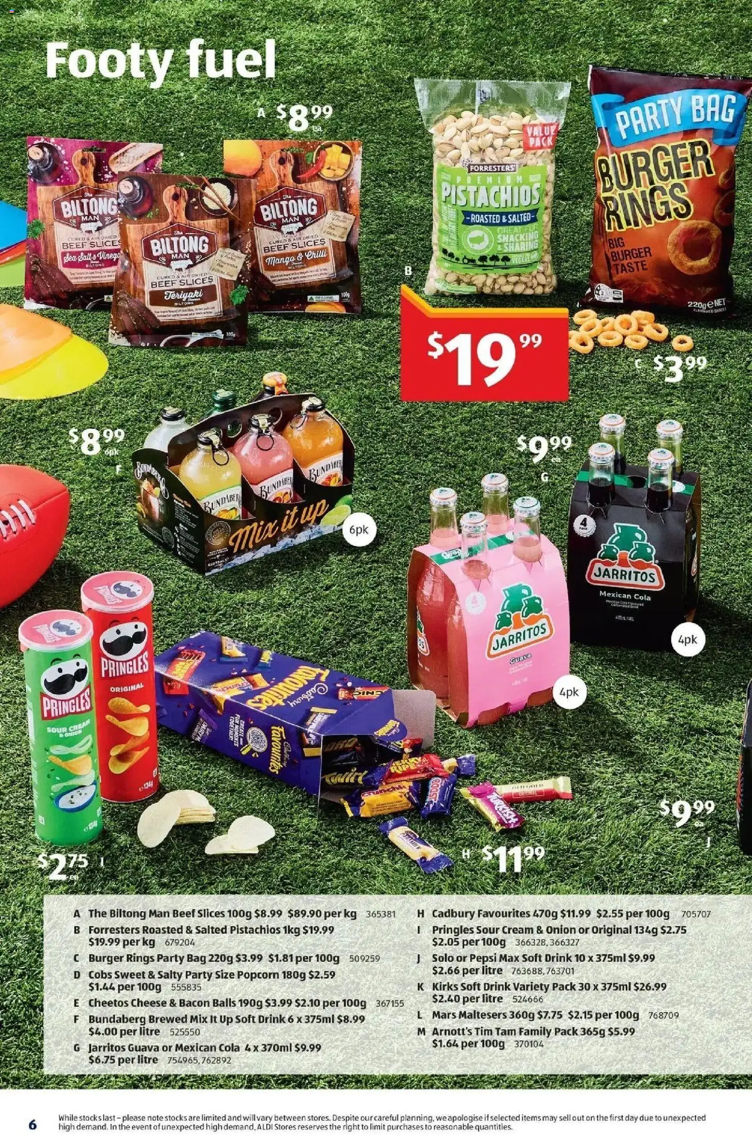 Aldi catalogue - valid from 23/09/2026 | Page: 6 | Products: Jerky, Chocolate, Chips, Bra
