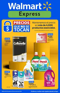 Vista previa de Walmart Express folleto, nuevo folleto de la tienda, válido en México a partir del 26/08/2026