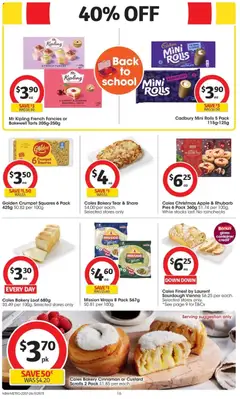 Preview of Coles Christmas Apple & Rhubarb Pies 6 Pack 360g, Coles Christmas Apple & Rhubarb Pies 6 Pack - valid from 22/07/2026 | Page: 16