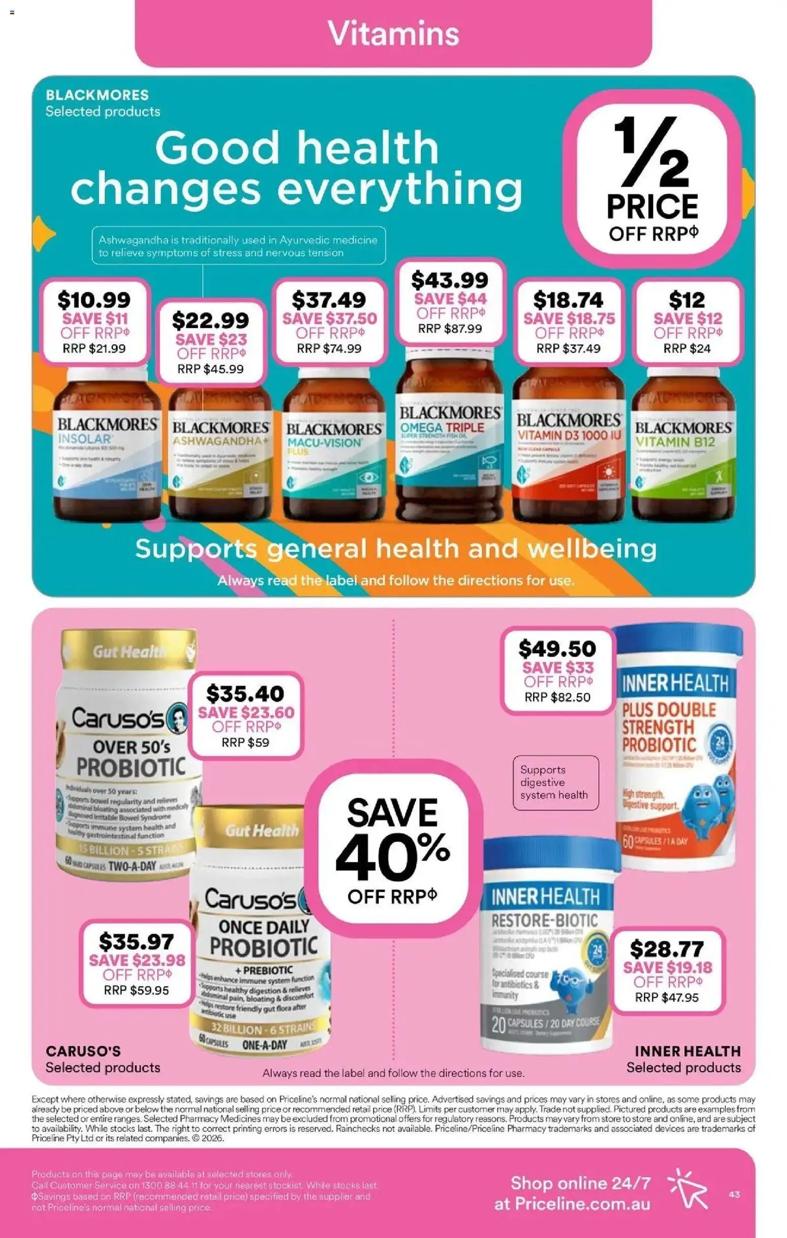 Priceline Pharmacy catalogue - valid from 01/07/2026 | Page: 43 | Products: Vitamin