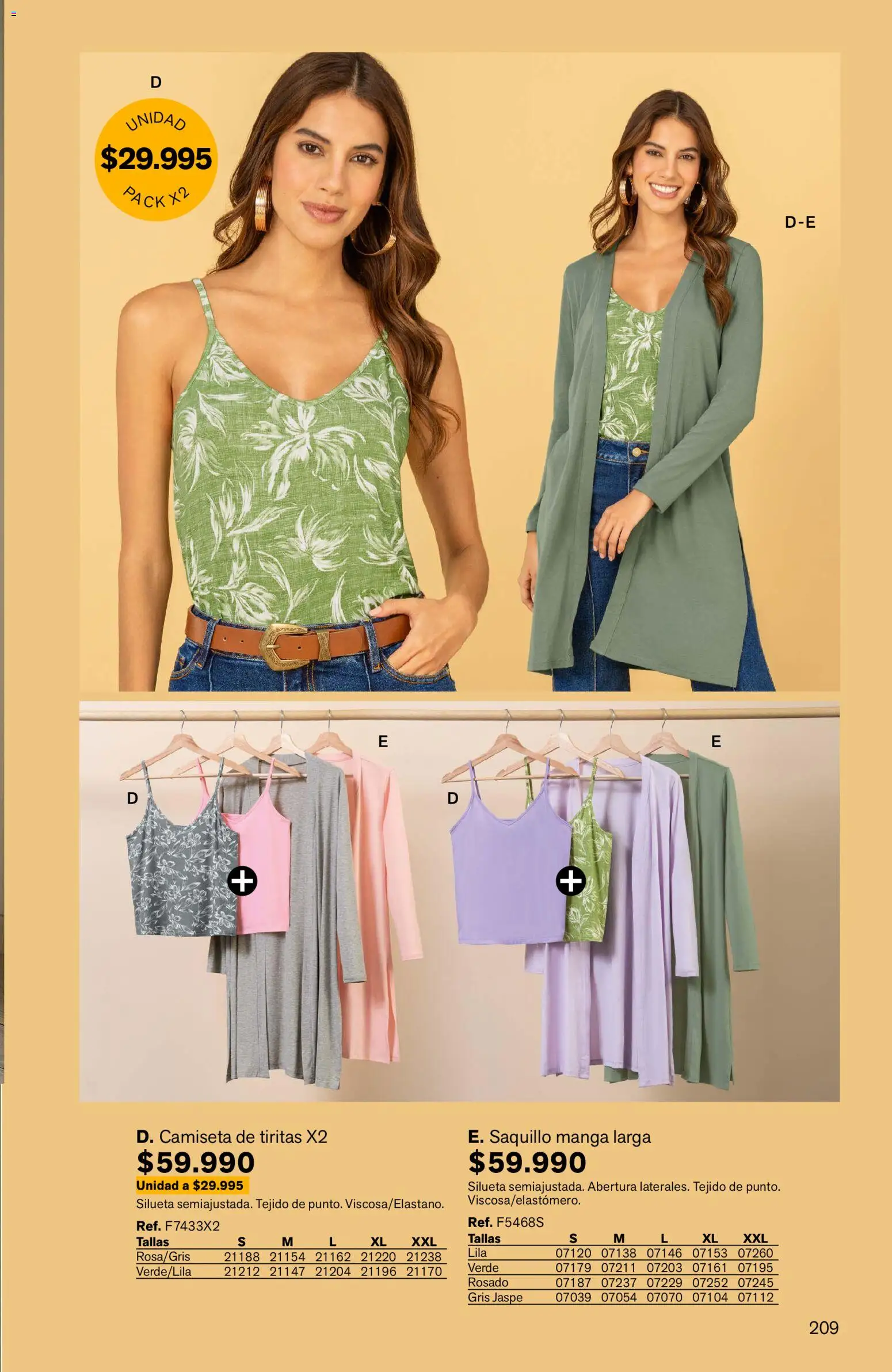 Leonisa revista - valida desde el 11/09/2026 | Página: 209 | Productos: Camiseta, Tiritas