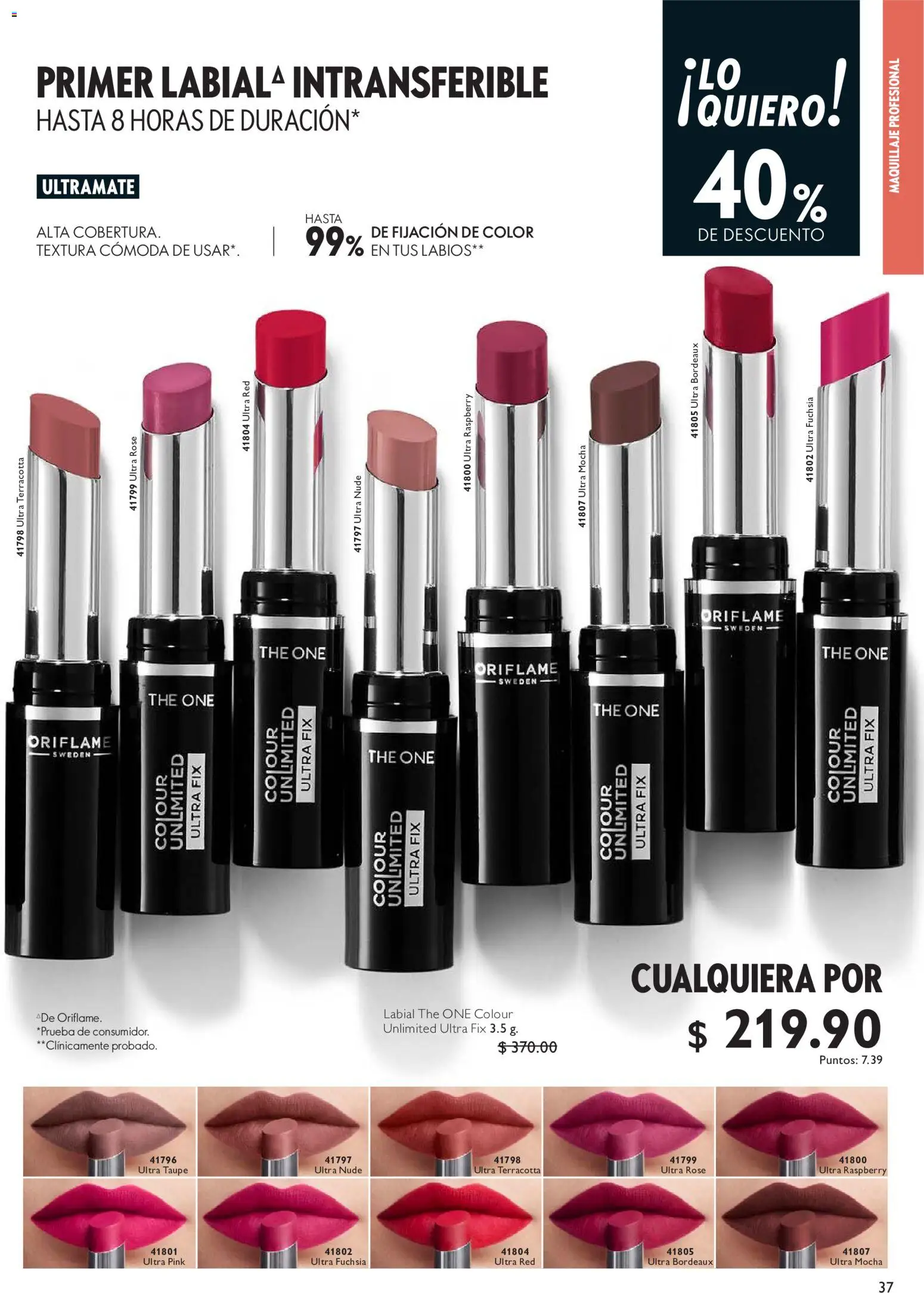 Nuevas ofertas de Oriflame válidas en toda la República Mexicana desde el 30.05.2026. ¡Encuentra las mejores ofertas en Oriflame campaña 8 2026! | Página: 37