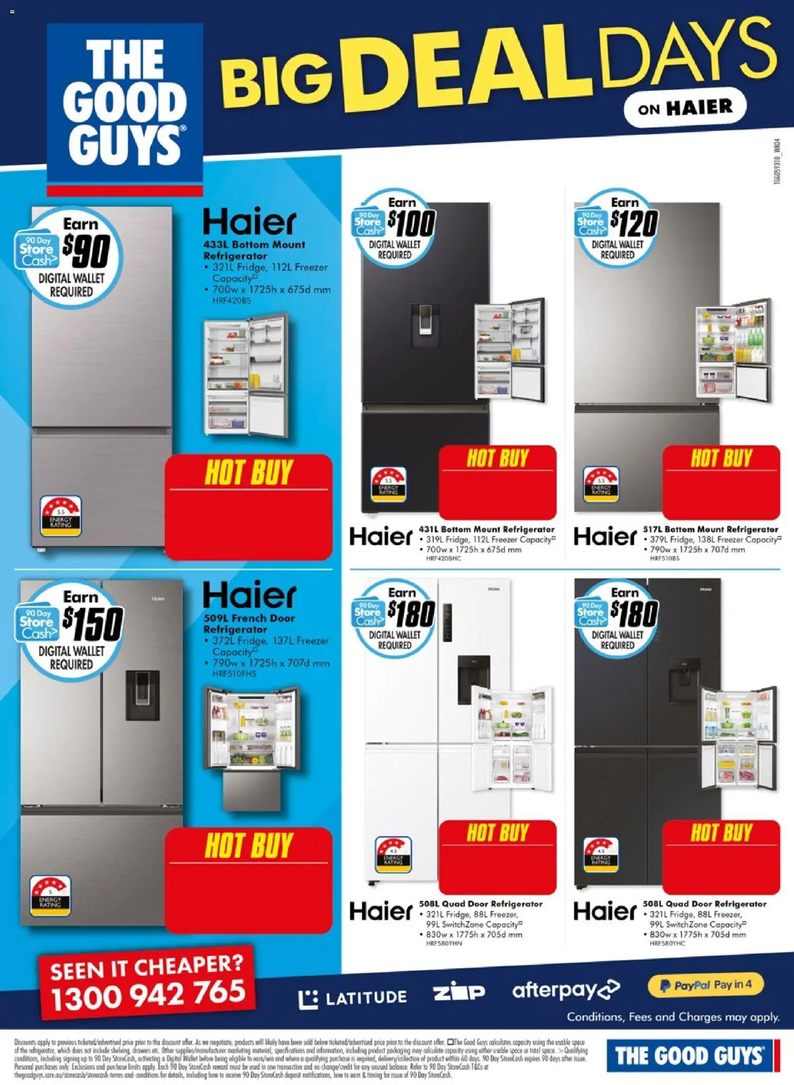 The Good Guys catalogue - valid from 22/07/2026 | Page: 5 | Products: Door, Digital, Freezer, Refrigerator