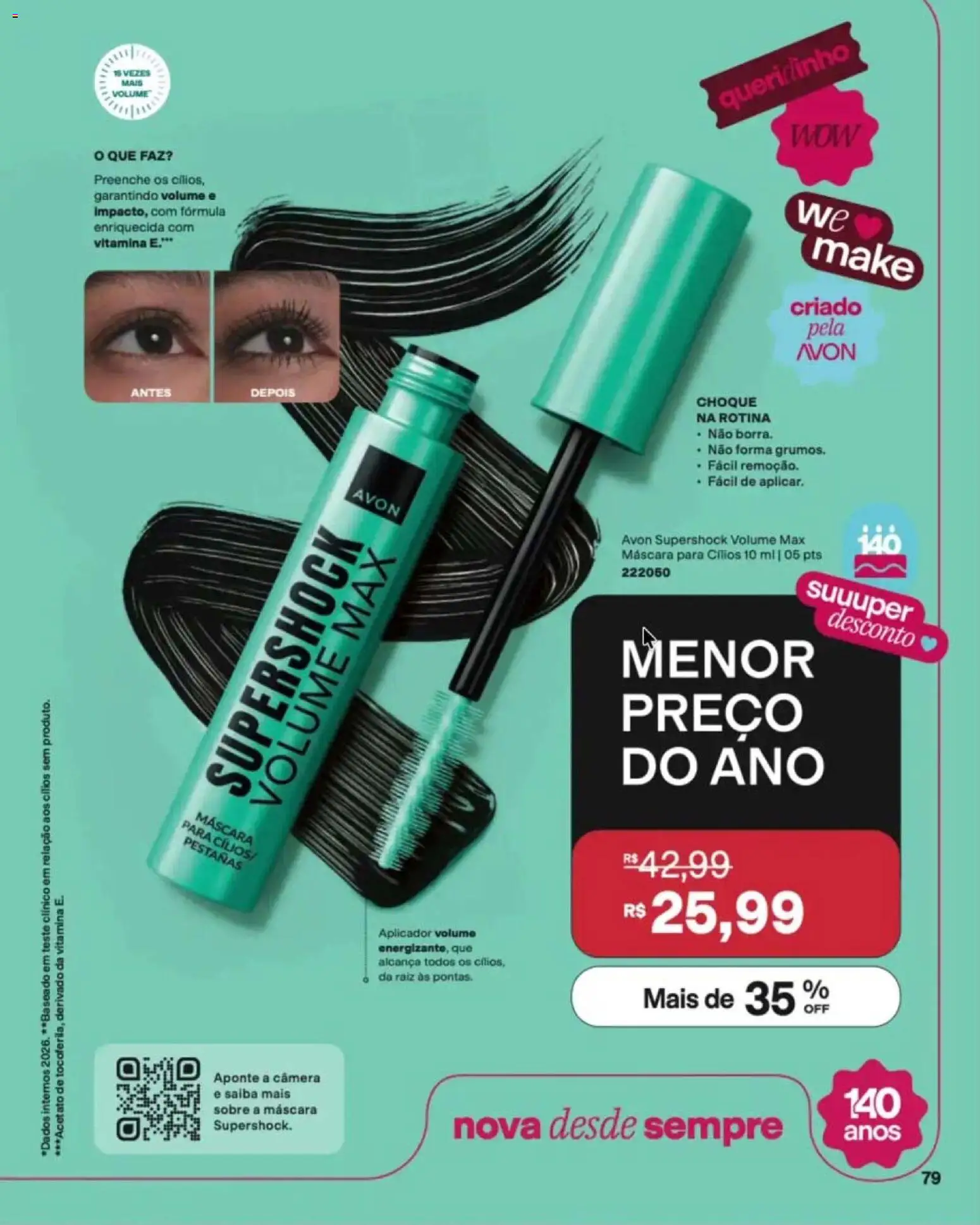 Avon Folheto - válido de 12/10/2026 | Página: 79 | Produtos: Máscara para cílios, Câmera