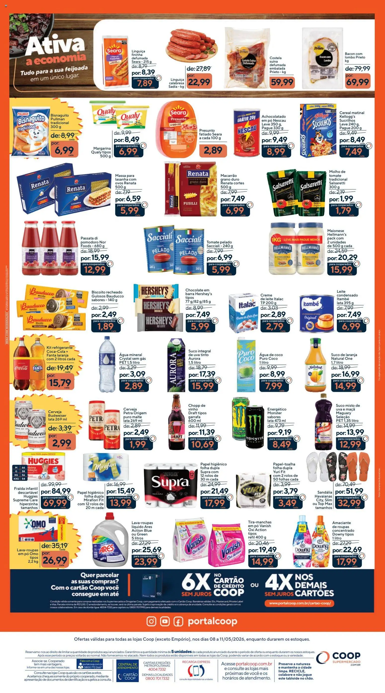 Coop Folheto - válido de 08.05.2026 | Página: 2 | Produtos: Água de coco, Ovos, Maionese, Amaciante