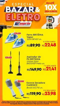 Komprao Atacadista ofertas Bazar & Eletro - Pré-Visualização do folheto da loja Komprao Atacadista, válido de 16/09/2026