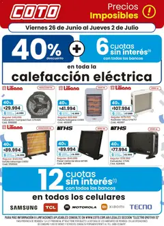 Vista previa Coto - Electro Motivo A válido desde el 26/06/2026