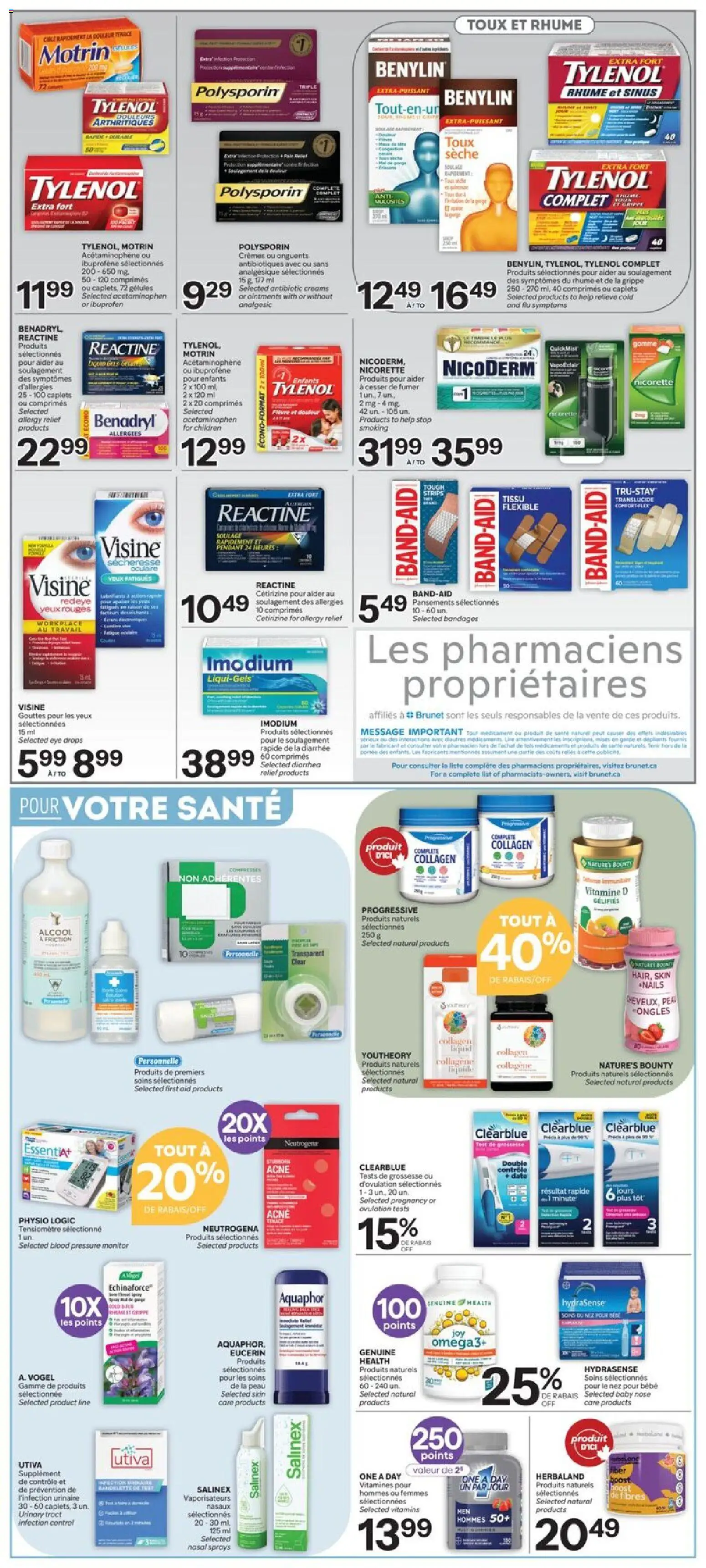 Brunet flyer valid from Aug 20, 2026 | Page: 2 | Products: Monitor, Eye drops