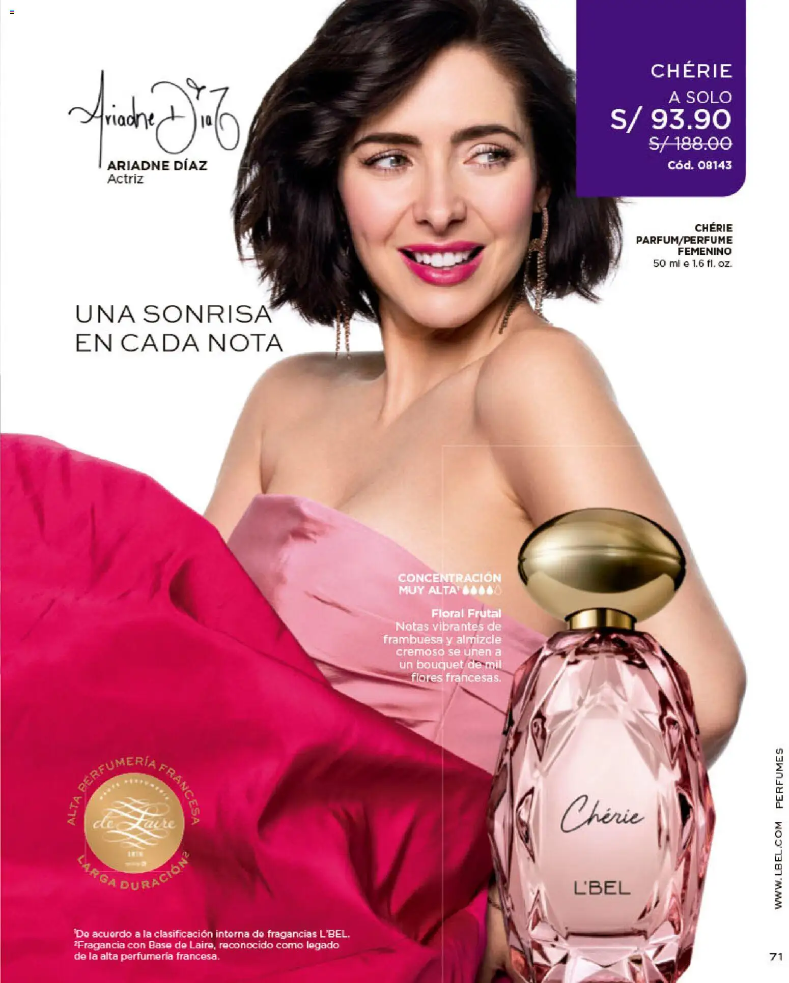 Catálogo L'Bel válido desde 09/09/2026 | Página: 71 | Productos: Perfumes, Flores, Fragancia