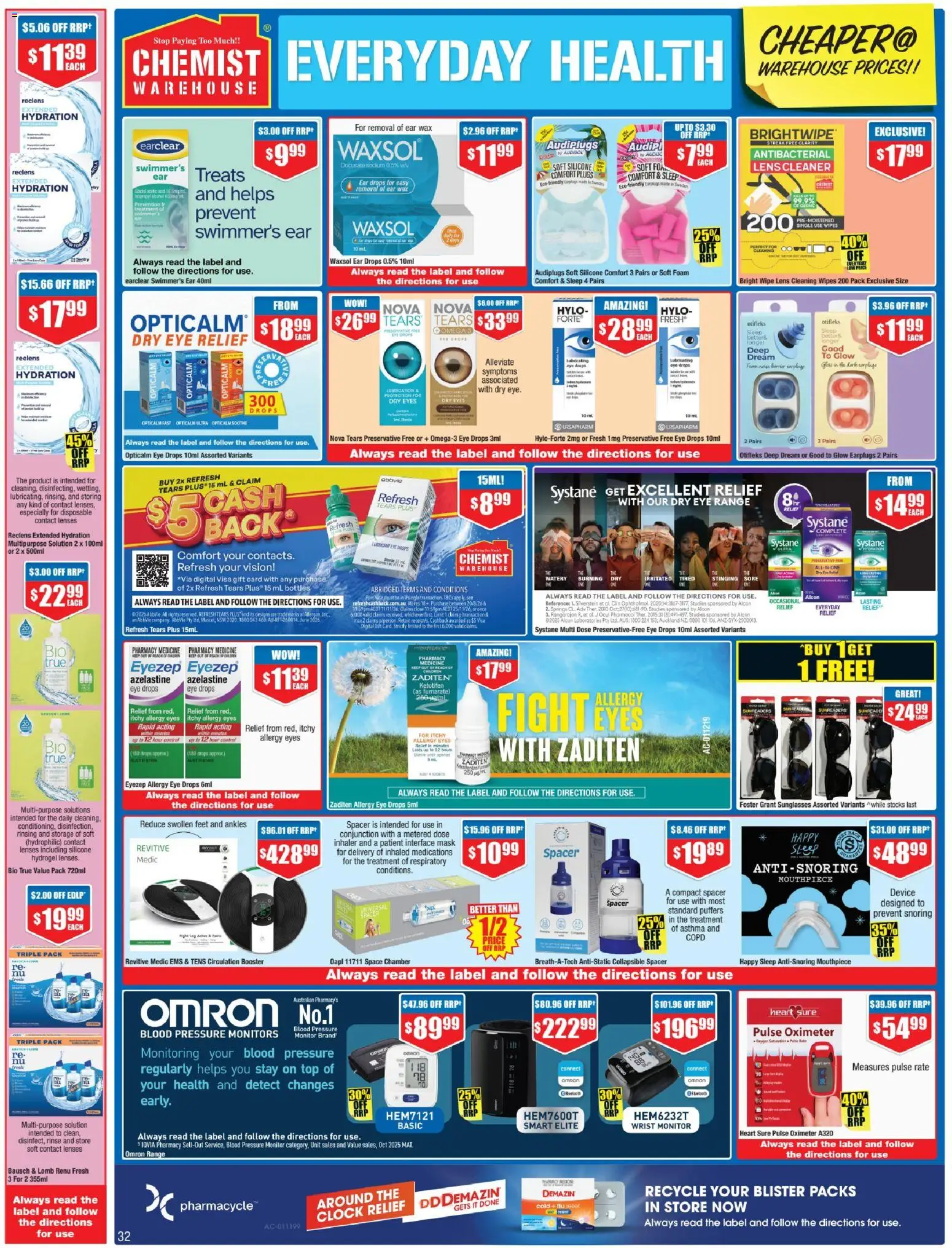 Chemist Warehouse catalogue - valid from 20/08/2026 | Page: 32 | Products: Multipurpose, Chairs, Treatment, Allergy