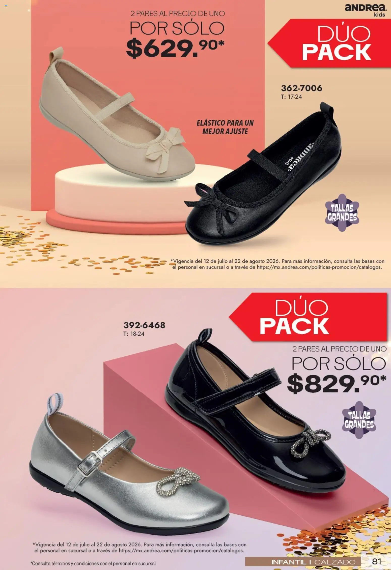 Nuevas ofertas de Andrea válidas en toda la República Mexicana desde el 12/07/2026. ¡Encuentra las mejores ofertas en Andrea catálogo Fiestas y Celebraciones! | Página: 81