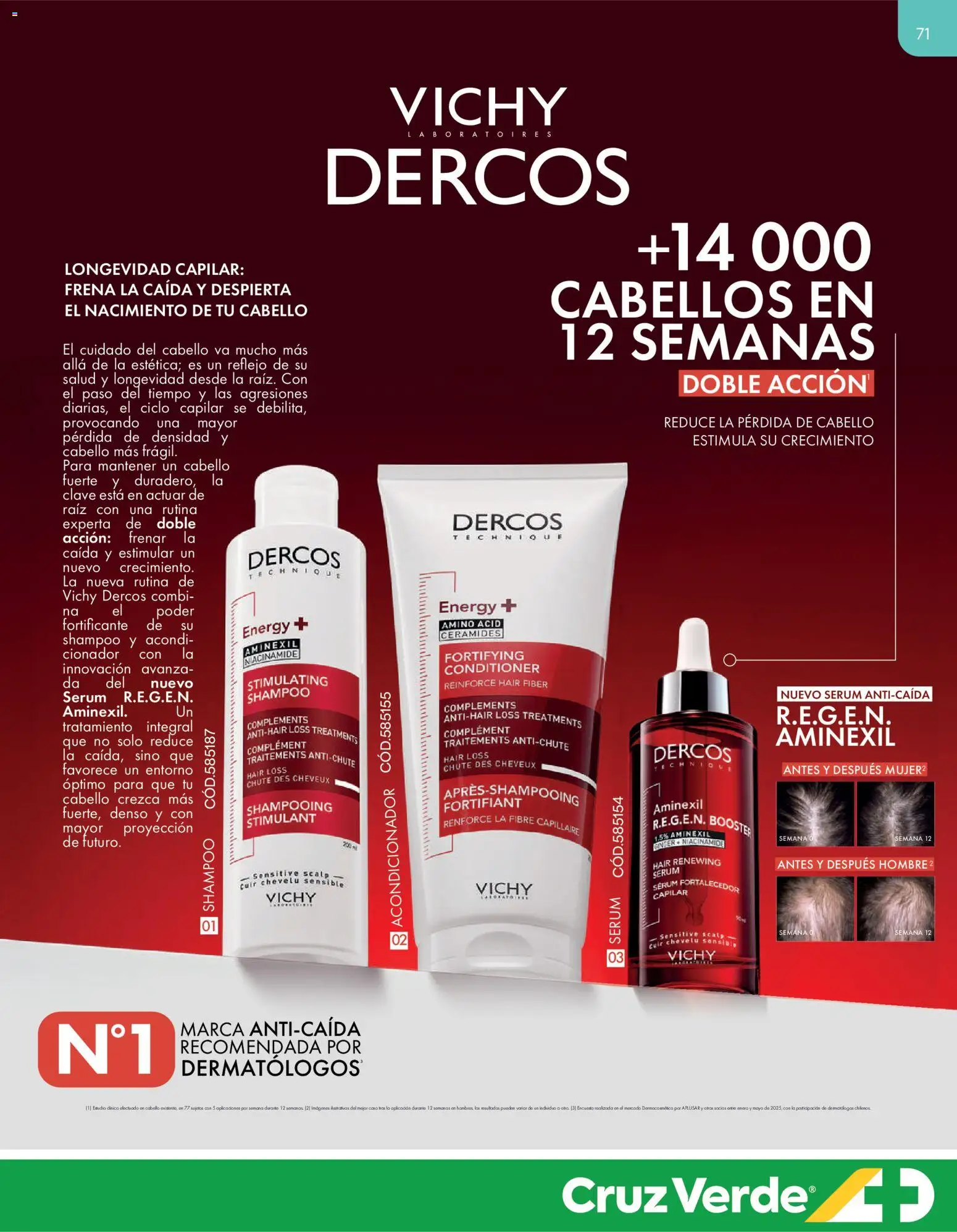 Cruz Verde - Dermocosmética │ válido desde el 31.08.2026 | Página: 71 | Productos: Acondicionador, Shampoo, Serum