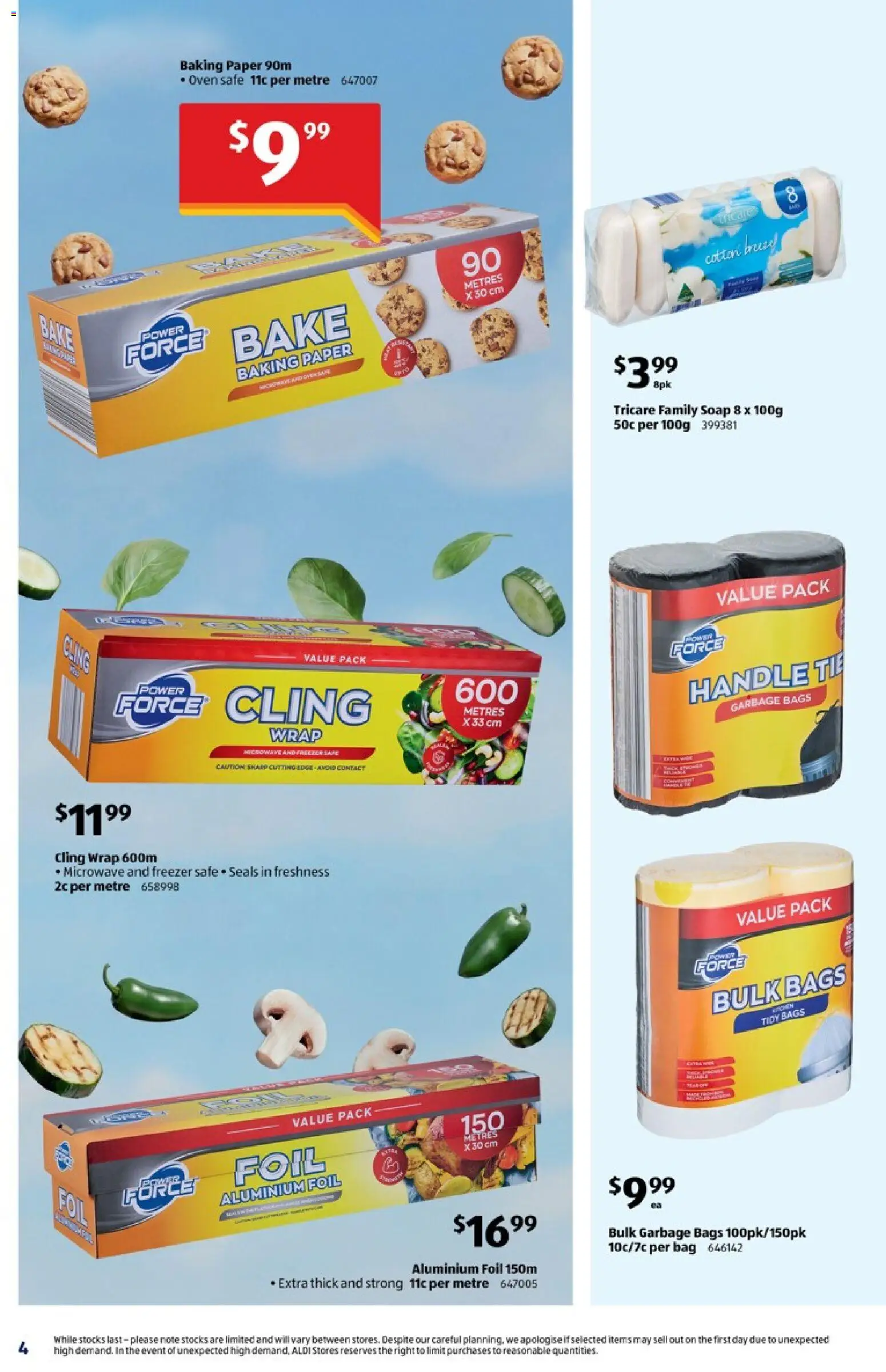 Aldi catalogue - valid from 01/07/2026 | Page: 4 | Products: Soap, Bag, Safe, Microwave