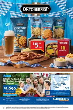 Preview of Aldi catalogue - valid from 09/09/2026 | Page: 2 | Products: Snacks, Peanuts, Pretzels, Onion