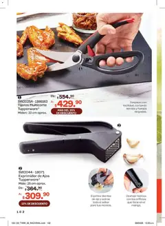 Vista previa de Tupperware catálogo, nuevo folleto de la tienda, válido en México a partir del 18.05.2026 | Página: 102 | Productos: Ajo, Exprimidor