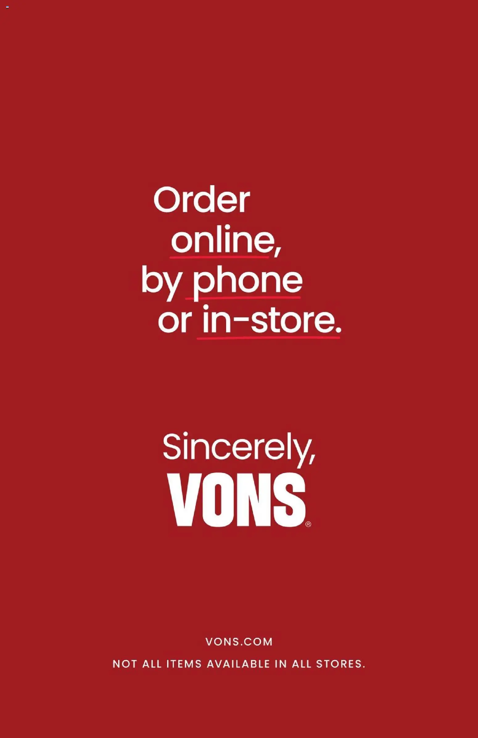 Vons Entertaining Guide - valid from 10/01/2025 | Page: 40 | Products: Phone