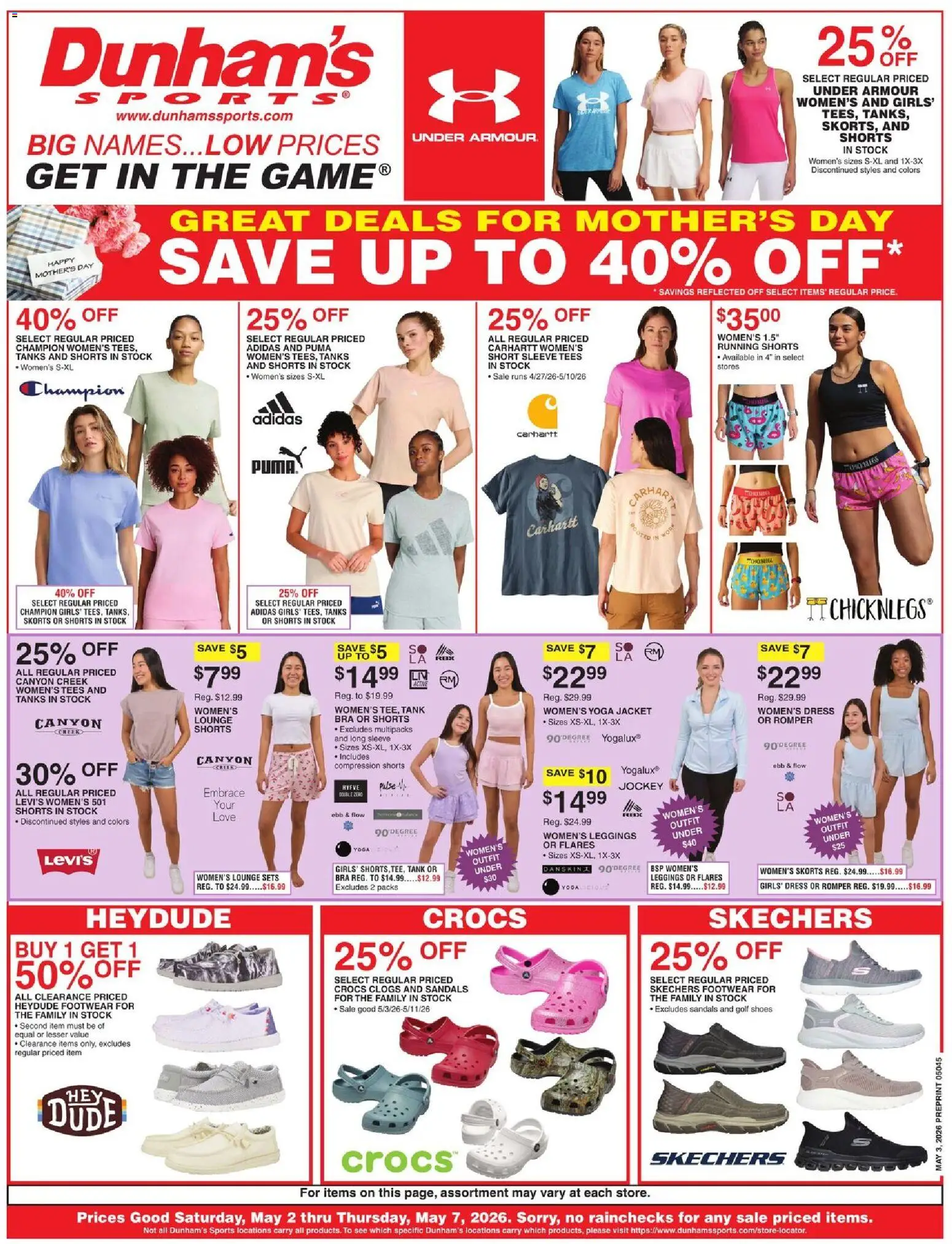 Dunham's Sports Weekly Ad - valid from 02.05.2026 | Page: 1