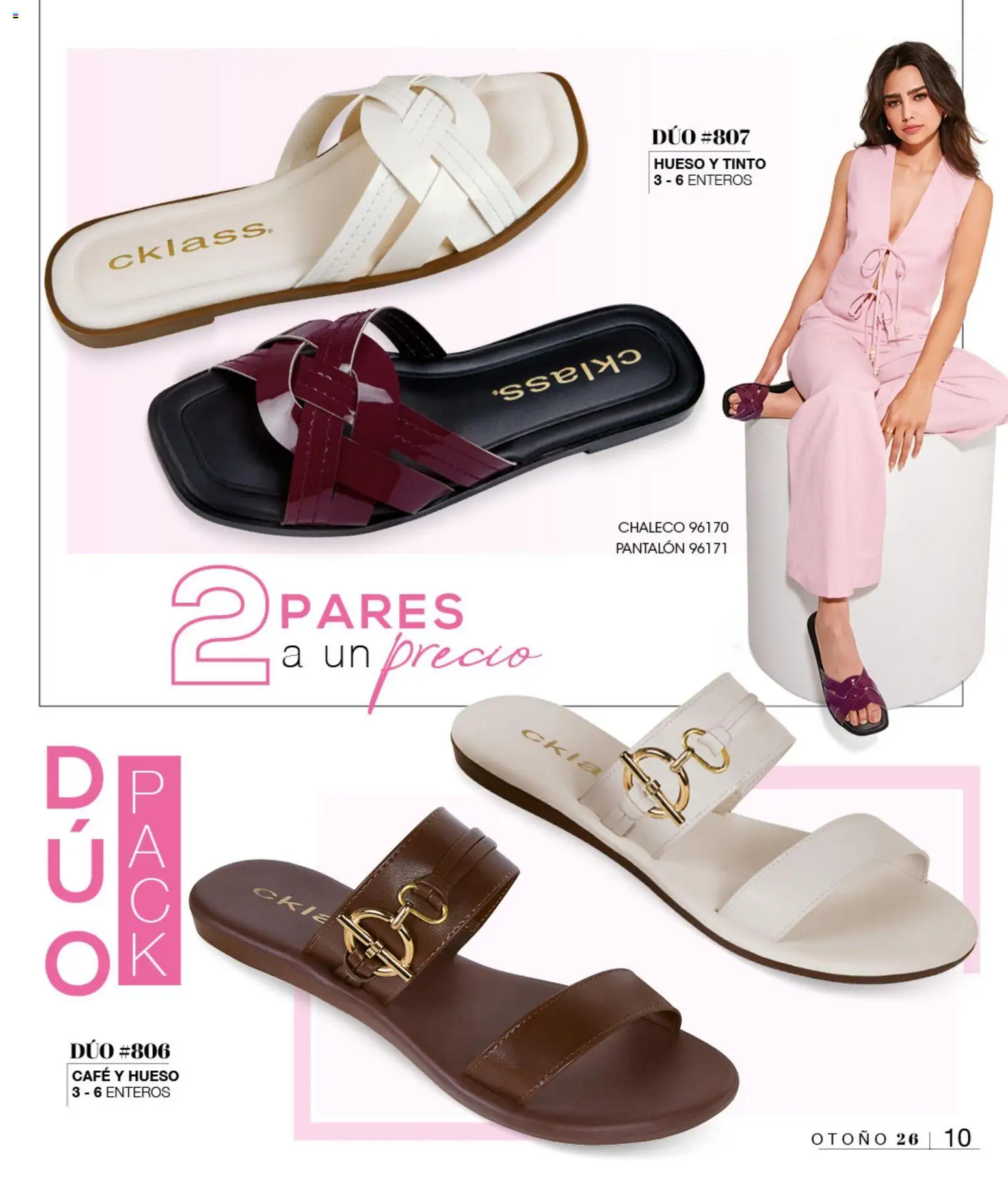 Nuevas ofertas de Cklass válidas en toda la República Mexicana desde el 08/07/2026. ¡Encuentra las mejores ofertas en Cklass catálogo Sandalias! | Página: 11 | Productos: Chaleco, Café