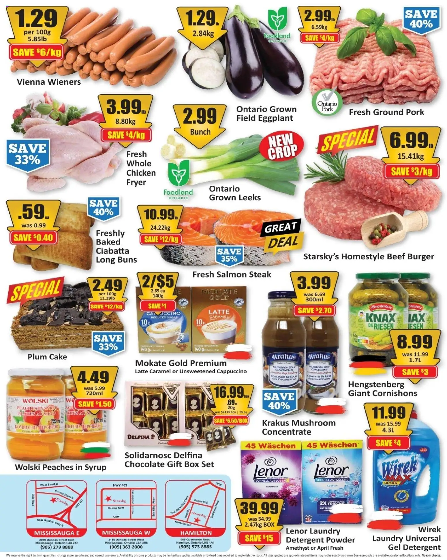 Starsky flyer valid from Aug 6, 2026 | Page: 2 | Products: Eggplant, Whole chicken, Leeks, Chicken