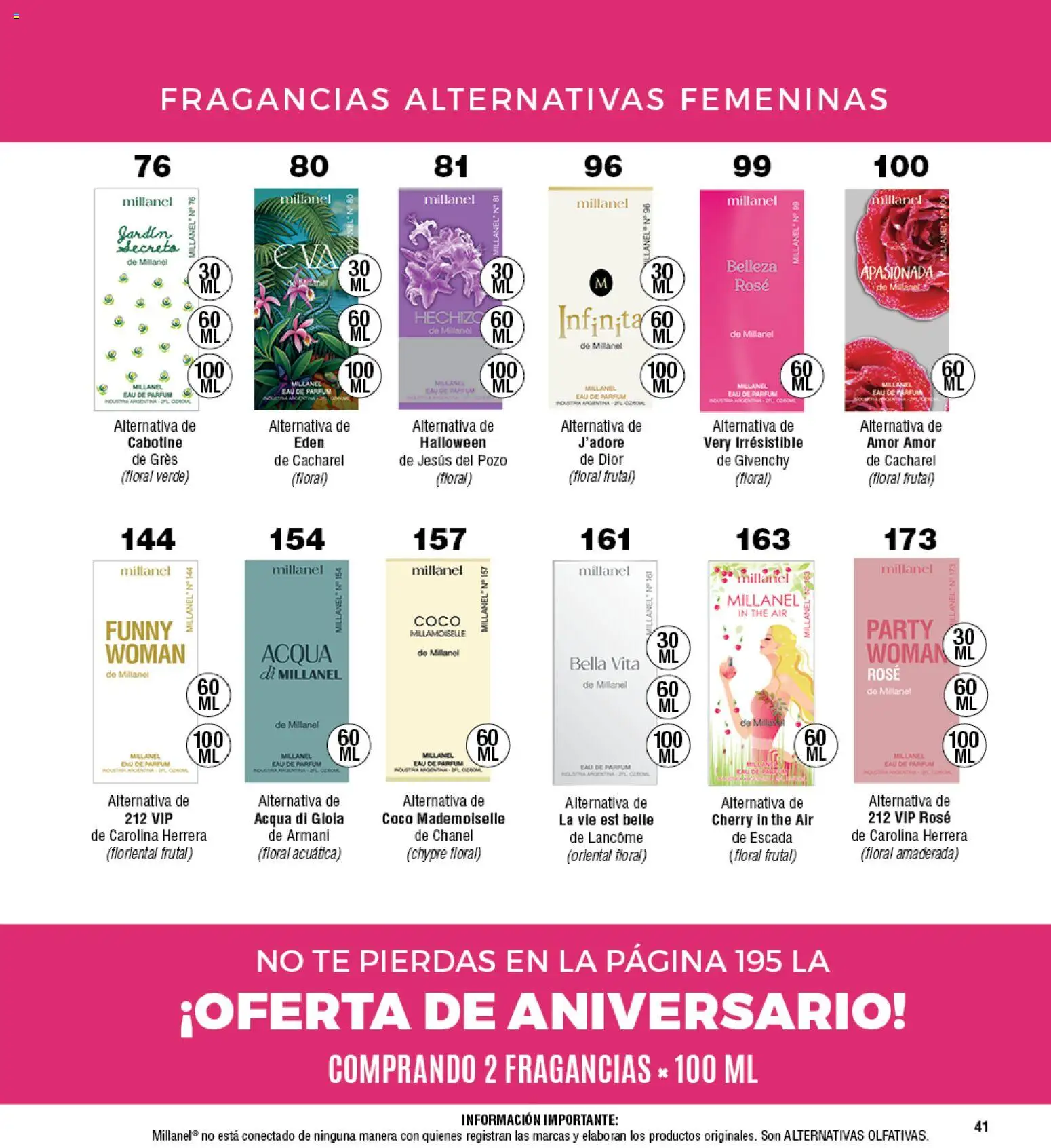 Millanel - Catálogo │ válido desde el 30/03/2026 | Página: 41 | Productos: Coco, Té