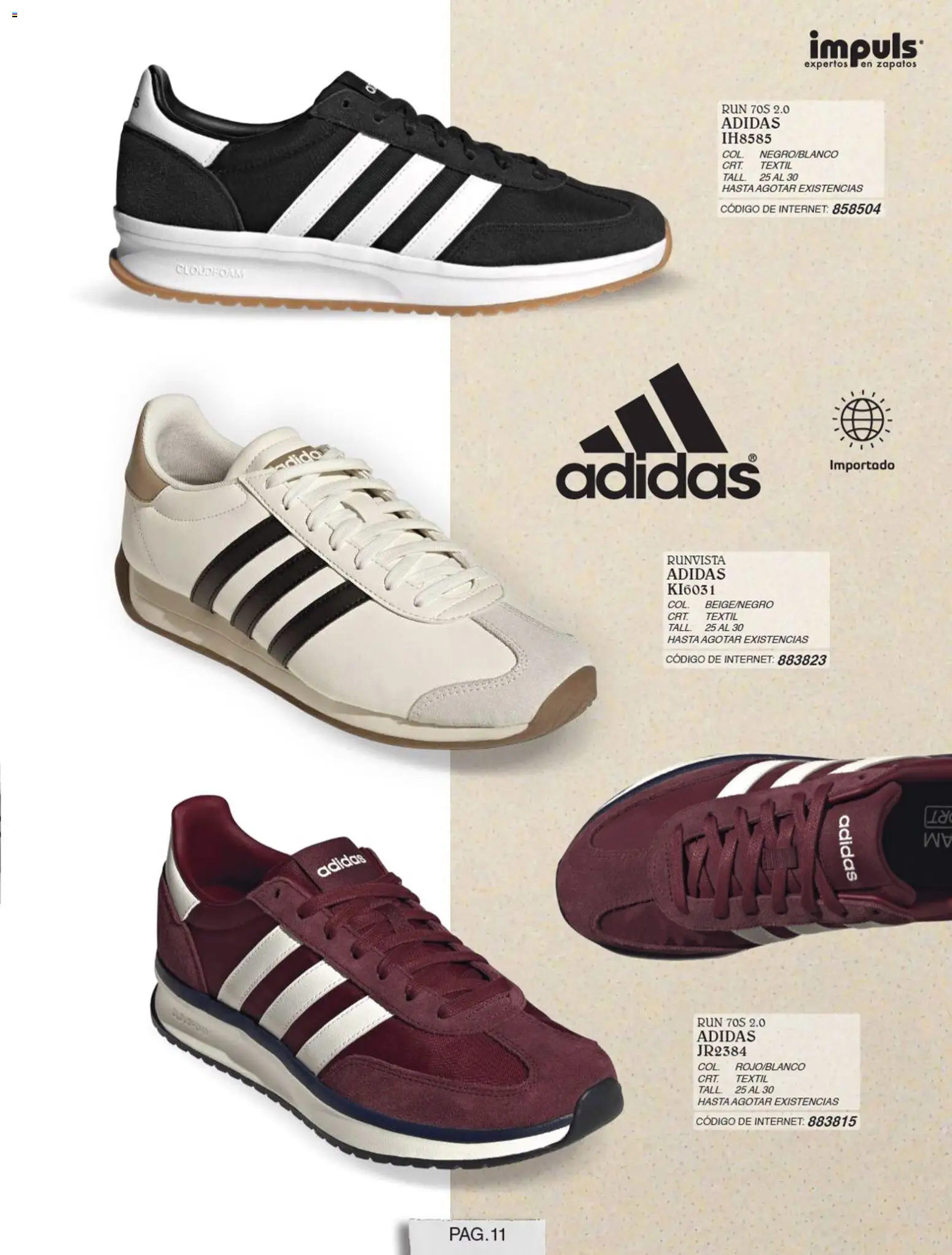 Nuevas ofertas de Impuls válidas en toda la República Mexicana desde el 01/07/2026. ¡Encuentra las mejores ofertas en Impuls catálogo Caballero! | Página: 13 | Productos: Zapatos