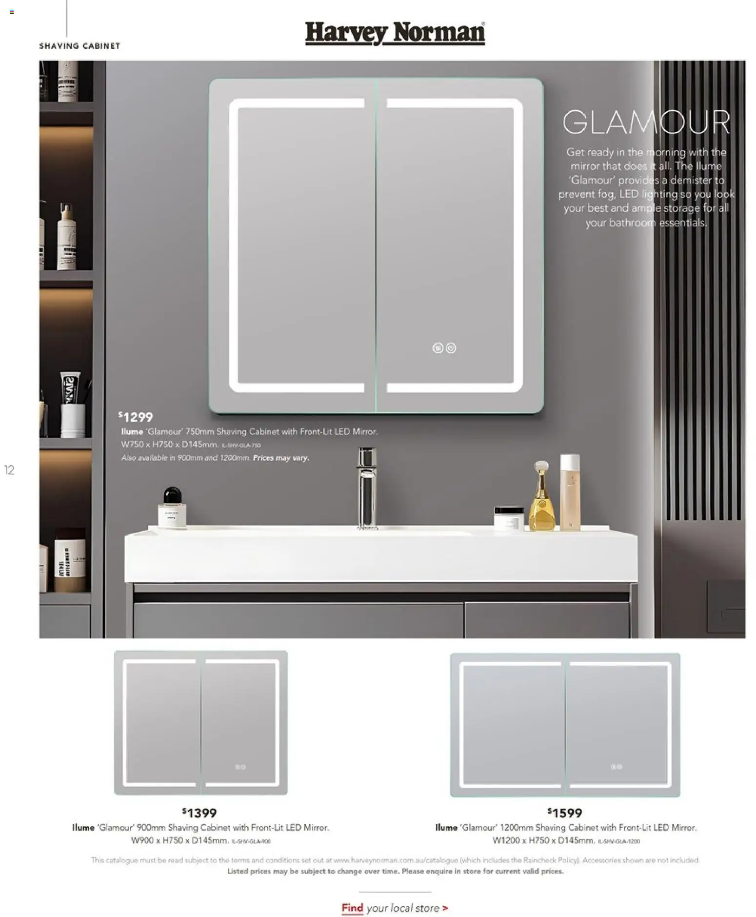 Harvey Norman catalogue - valid from 05.02.2026 | Page: 12 | Products: Cabinet, Mirror, Accessories, Bathroom