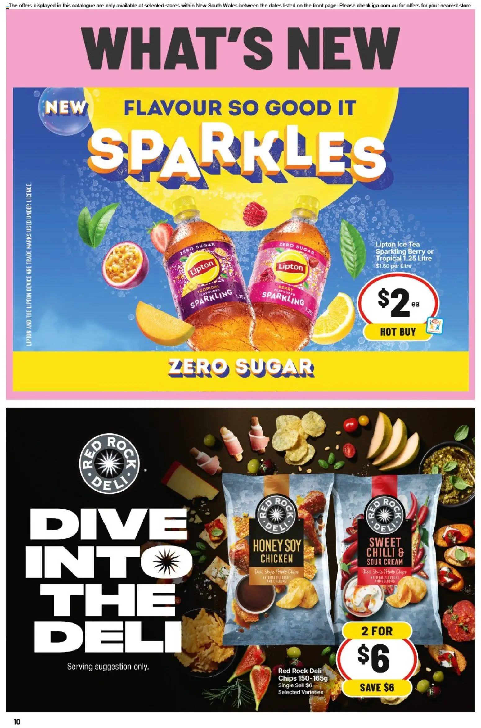 IGA catalogue - valid from 12/08/2026 | Page: 10 | Products: Chicken, Chips, Cream, Chilli